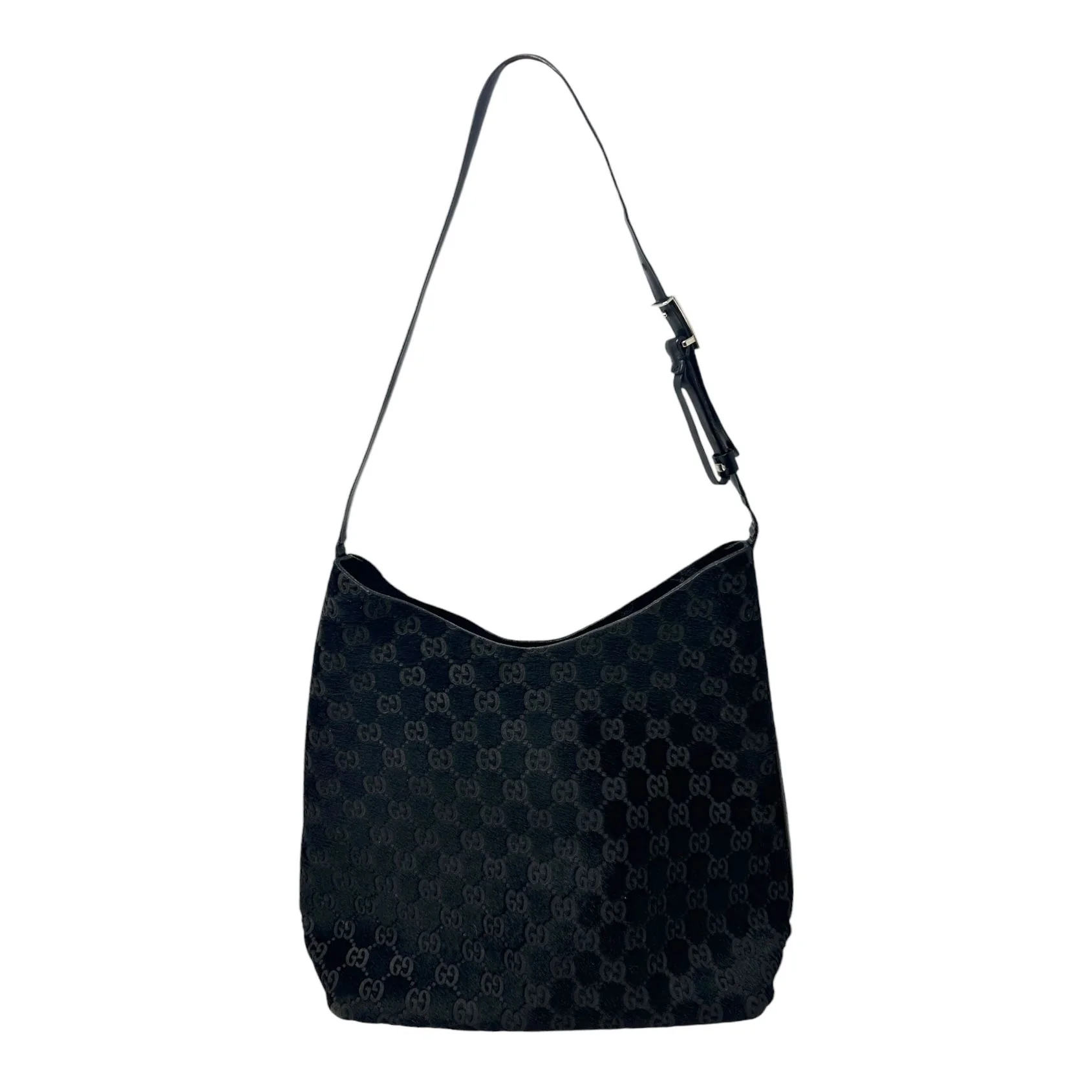 Gucci Black Calfhair Shoulder Bag - Image 2