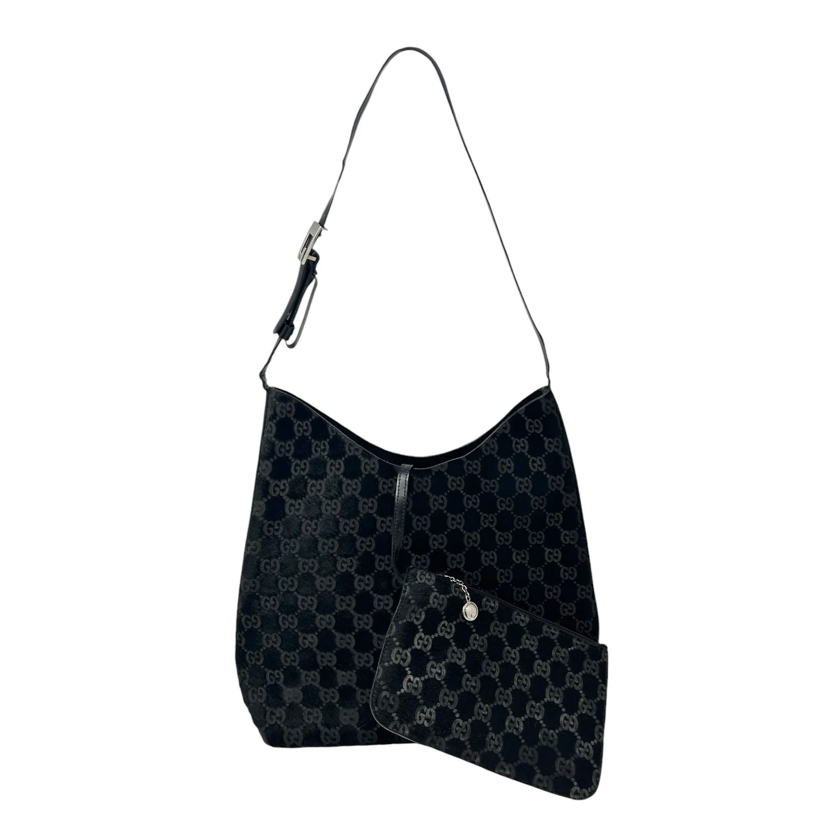 Gucci Black Calfhair Shoulder Bag - Image 4