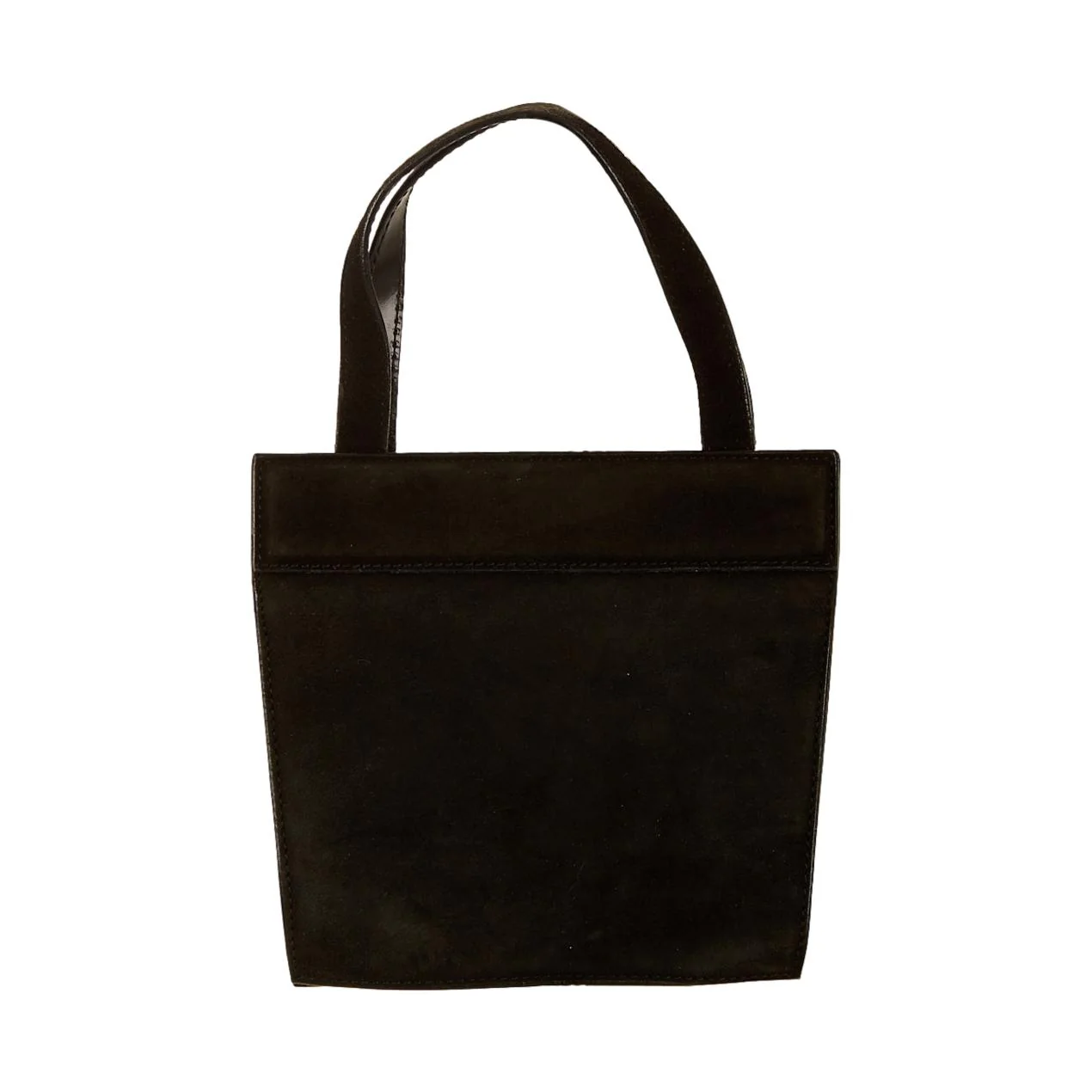 Gucci Black Suede Mini Top Handle Bag - Image 2