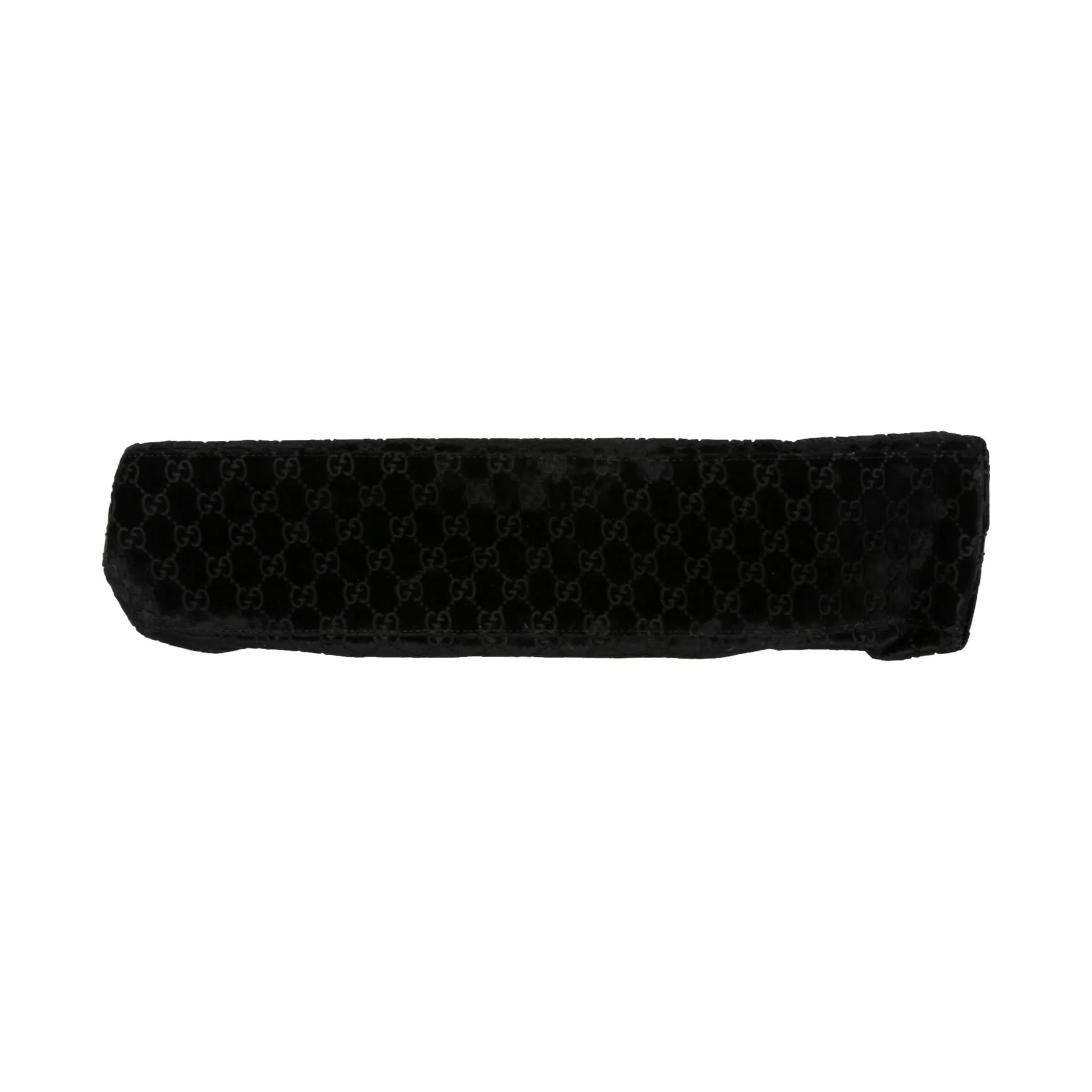 Gucci Black Velvet Oversized Shoulder Bag - Image 3