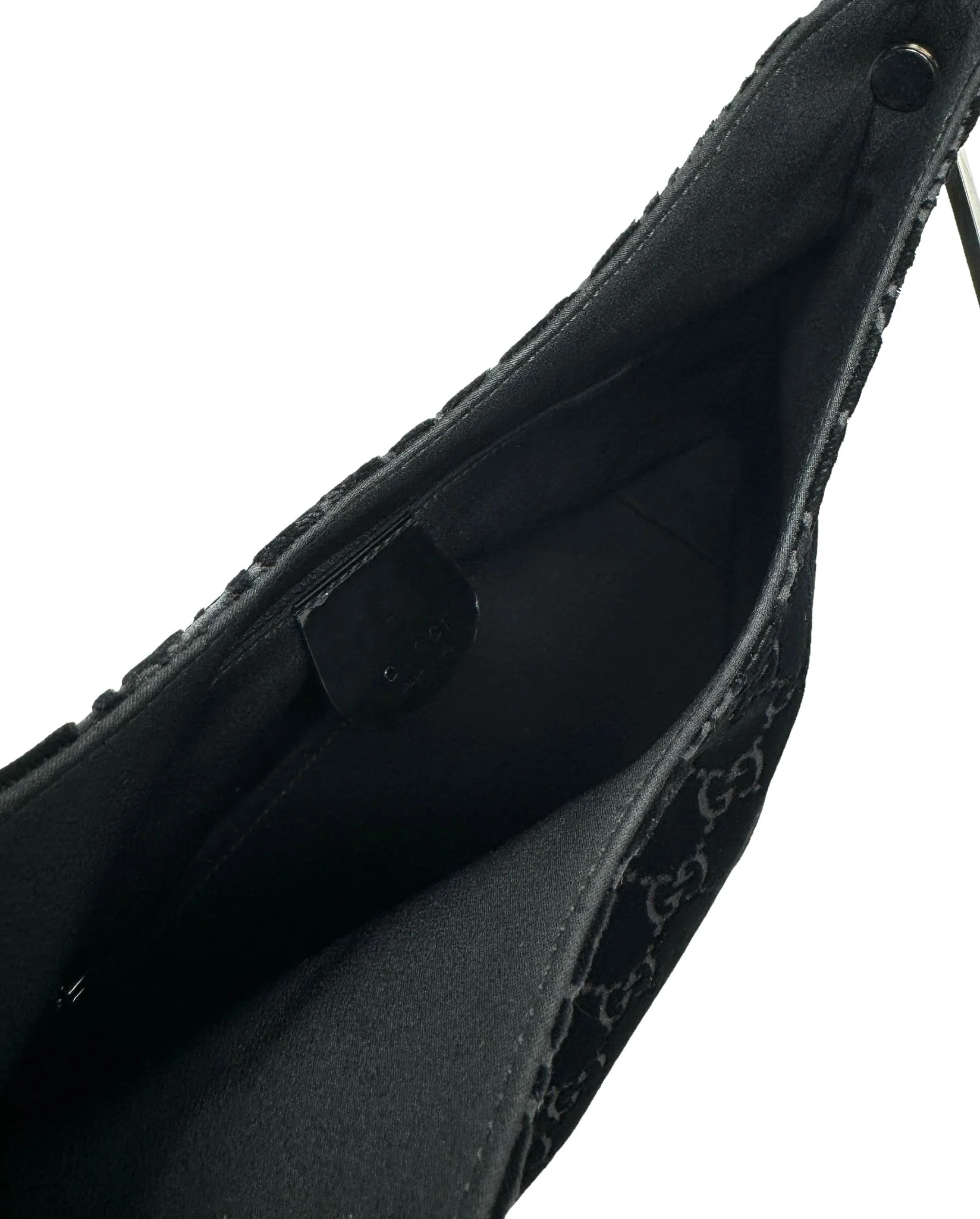 Gucci Black Velvet Shoulder Bag - Image 3