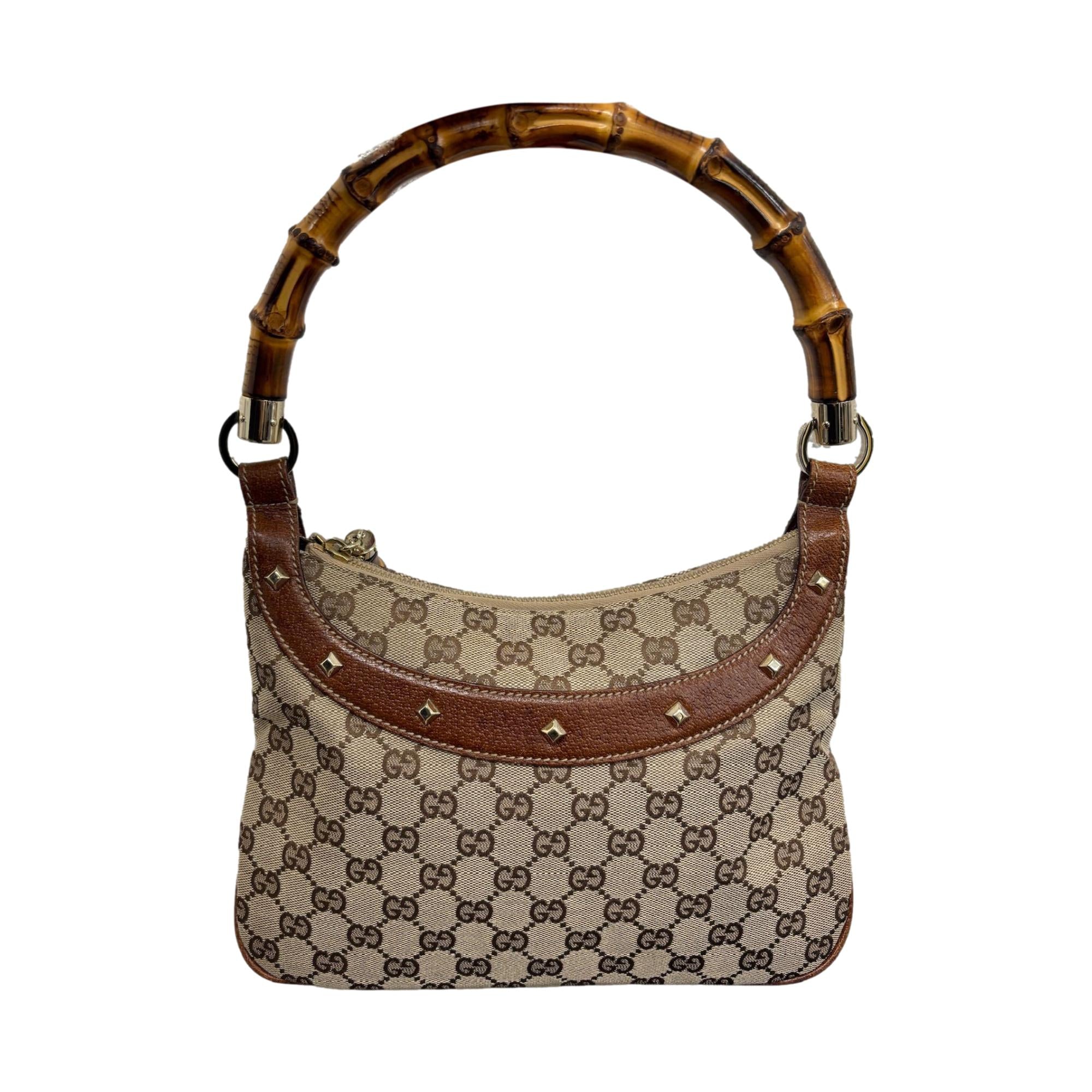 Gucci Brown Bamboo Mini Bag - Image 2