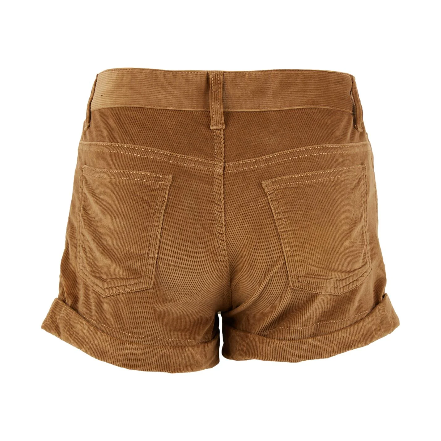 Gucci Brown Corduroy Logo Shorts - Image 2