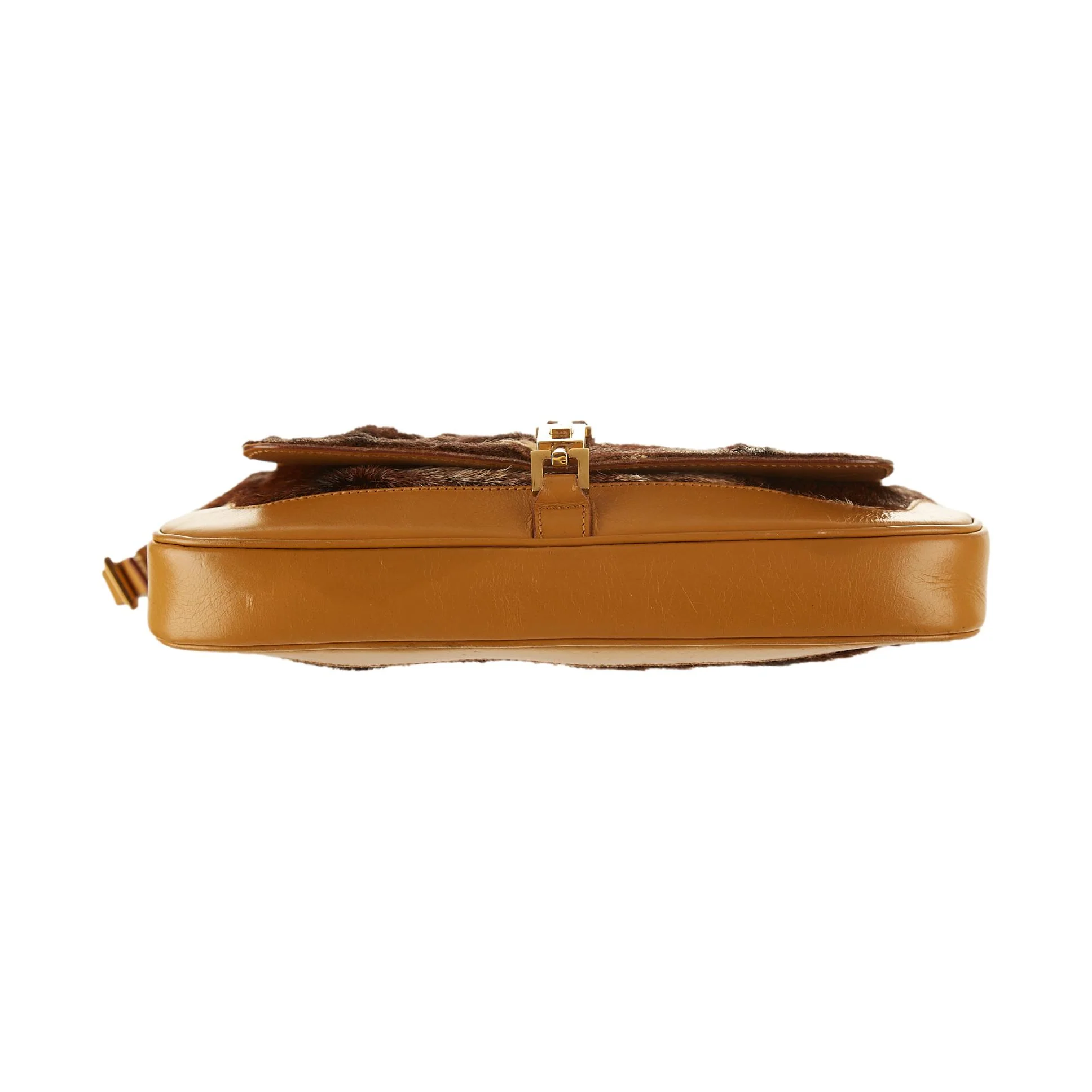 Gucci Brown Cow Print Jackie Bag - Image 3