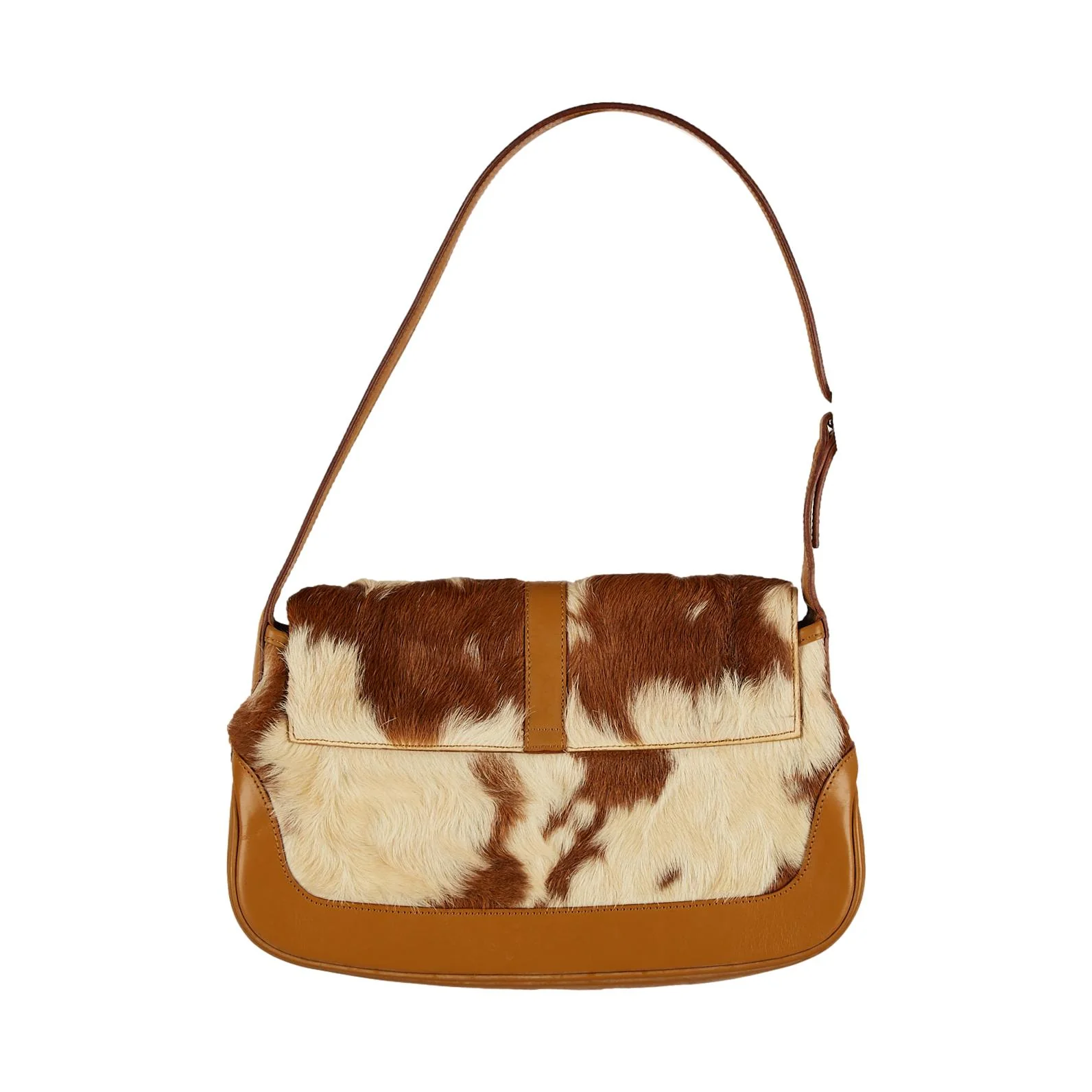 Gucci Brown Fur Jackie Bag - Image 2