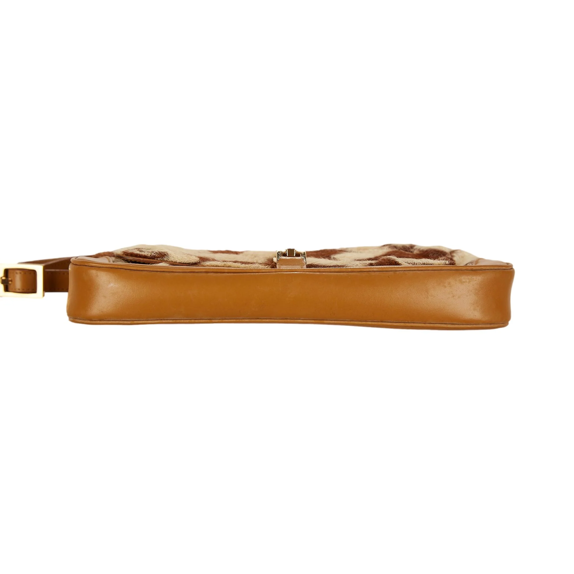 Gucci Brown Fur Jackie Bag - Image 3