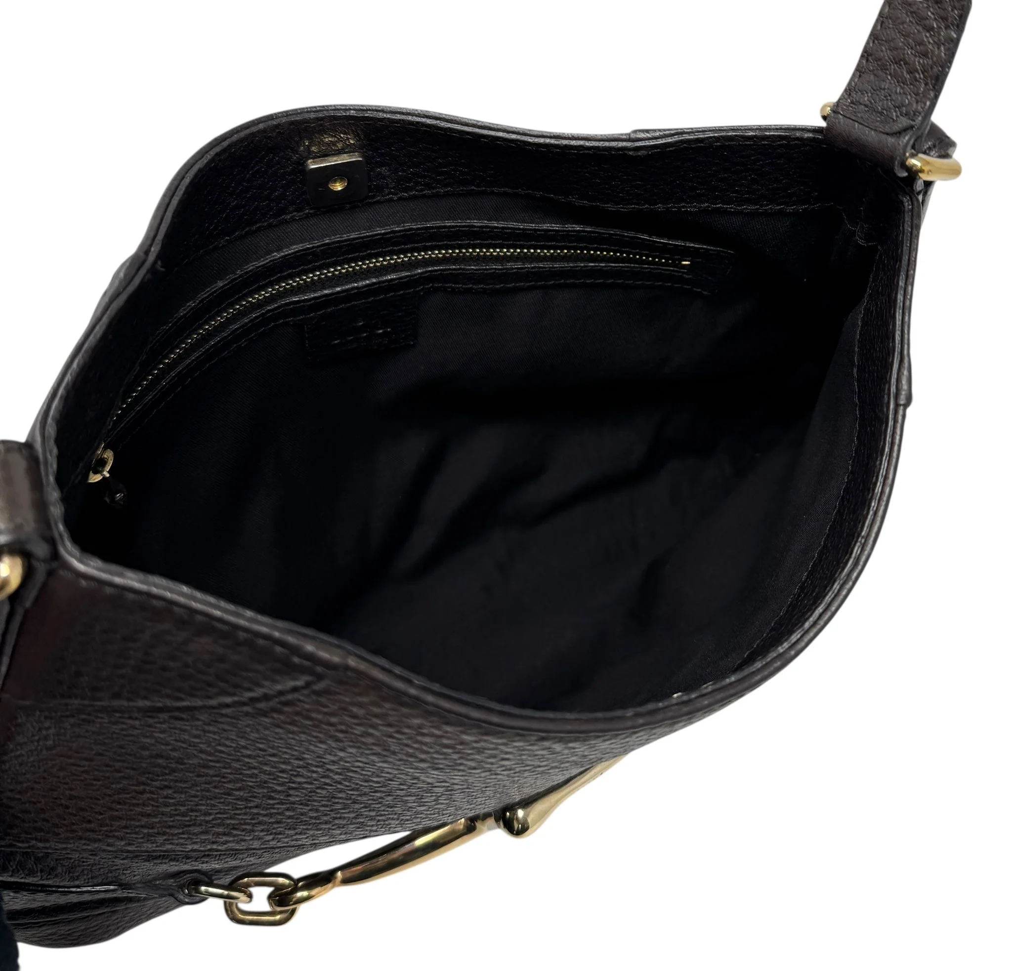 Gucci Brown Horse Bit Shoudler Bag - Image 3