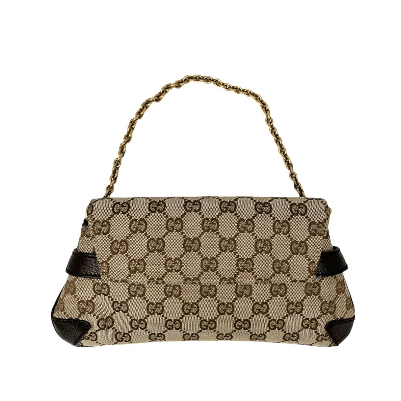 Gucci Brown Horsebit Chain Shoulder Bag - Image 2