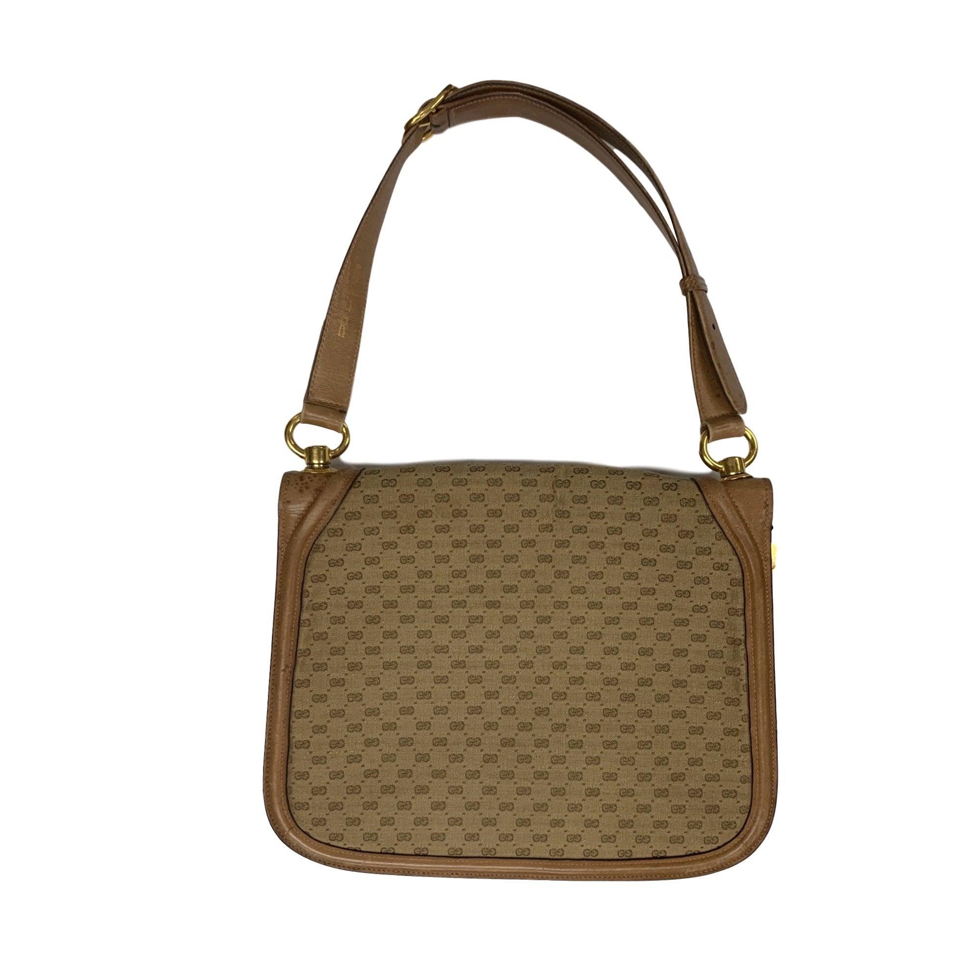 Gucci Brown Large Logo Shoulder Bag - Image 2