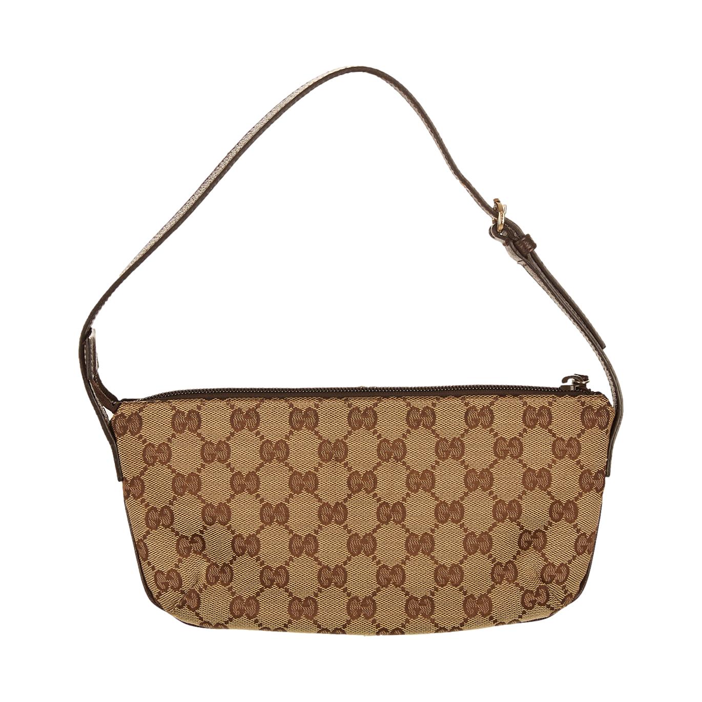 Gucci Brown Logo Mini Shoulder Bag - Image 2