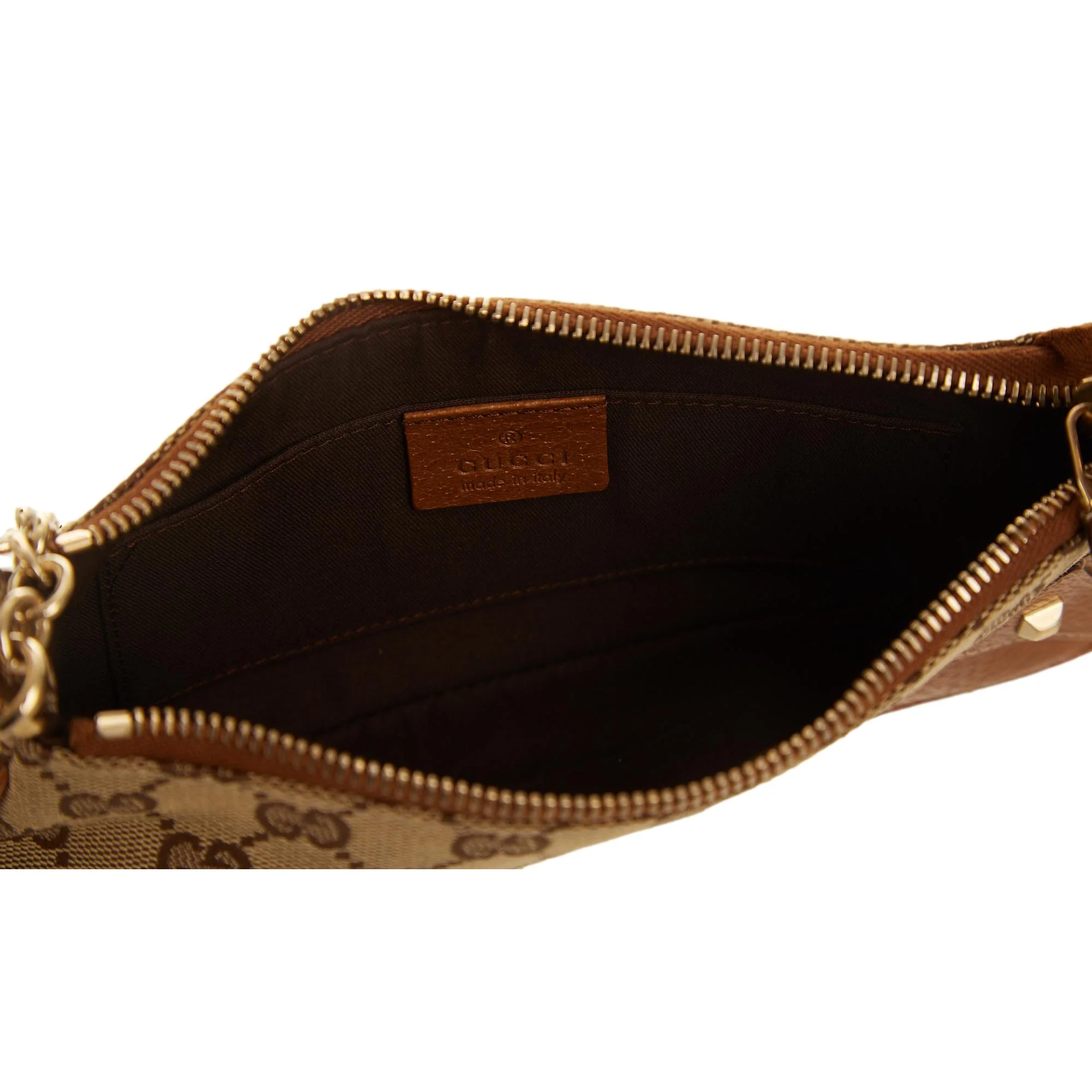 Gucci Brown Logo Mini Shoulder Bag - Image 4