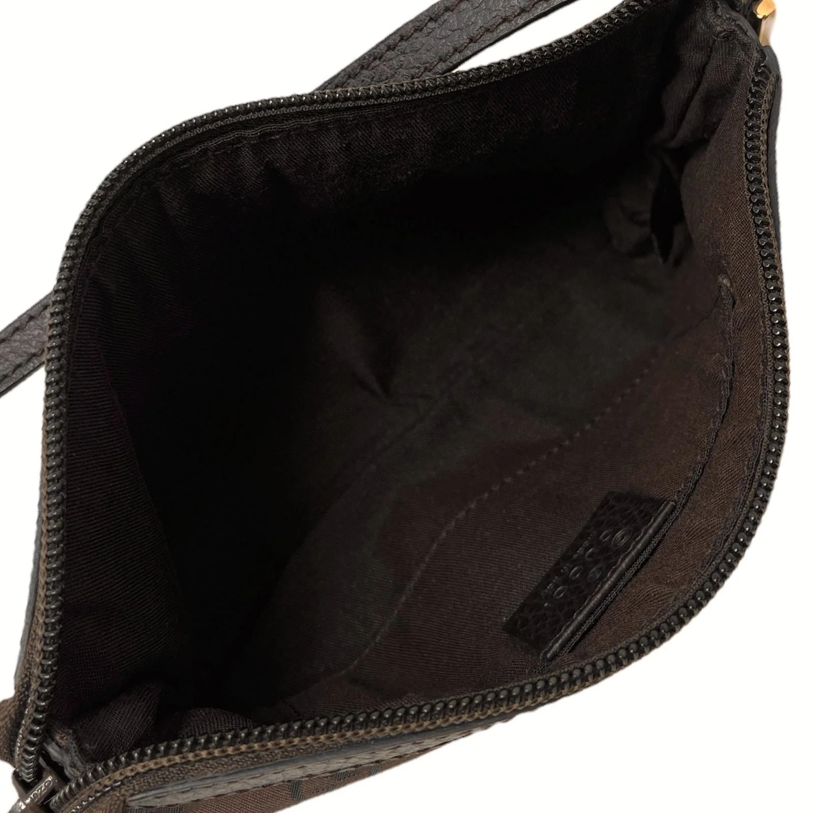 Gucci Brown Logo Mini Shoulder Bag - Image 3