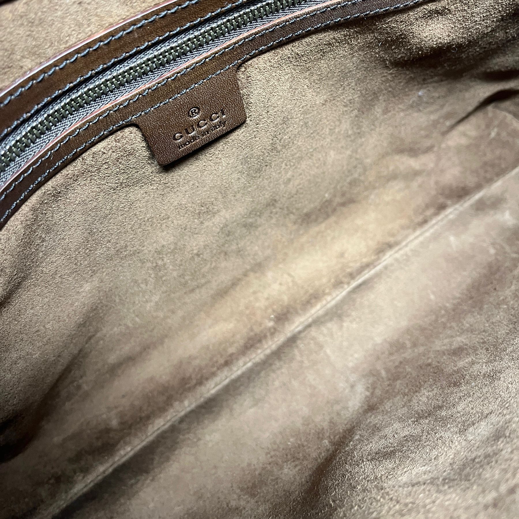 Gucci Brown Logo Shoulder Bag - Image 3