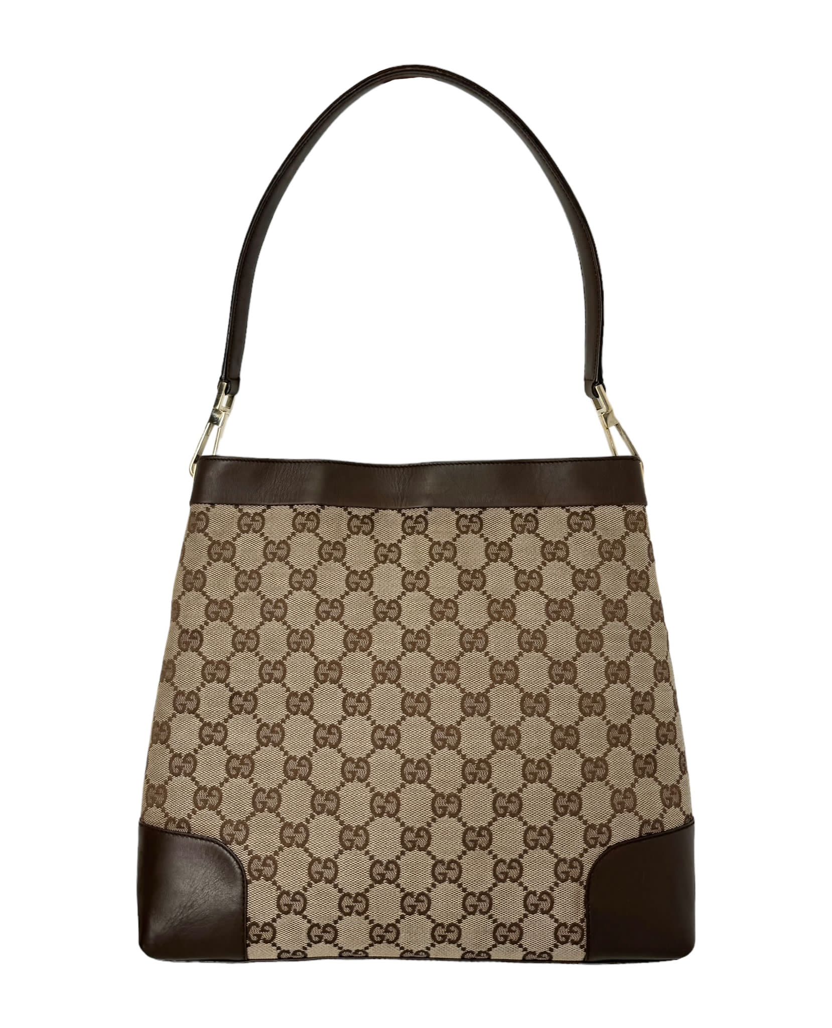 Gucci Brown Logo Shoulder Bag - Image 2