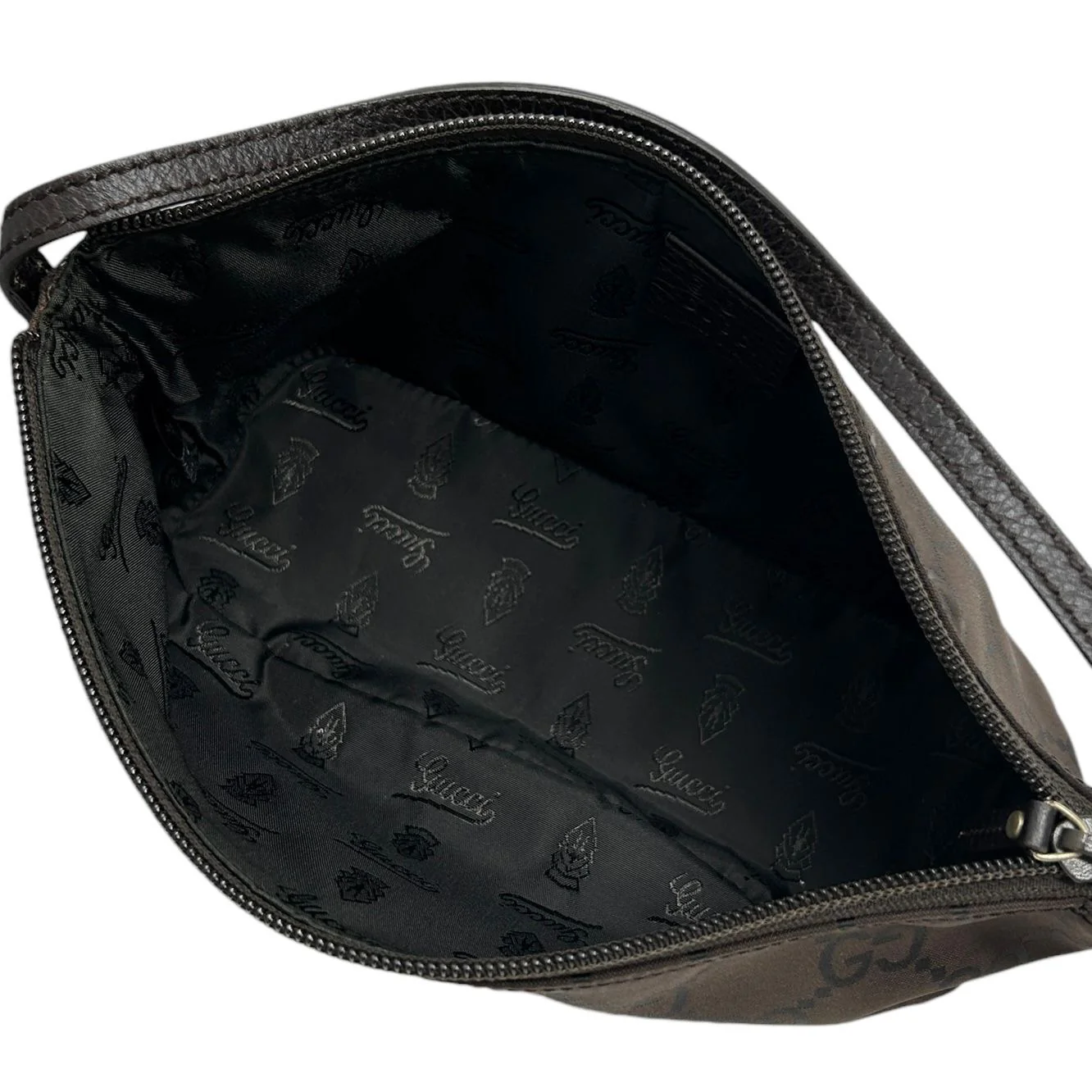 Gucci Brown Logo Shoulder Bag - Image 3