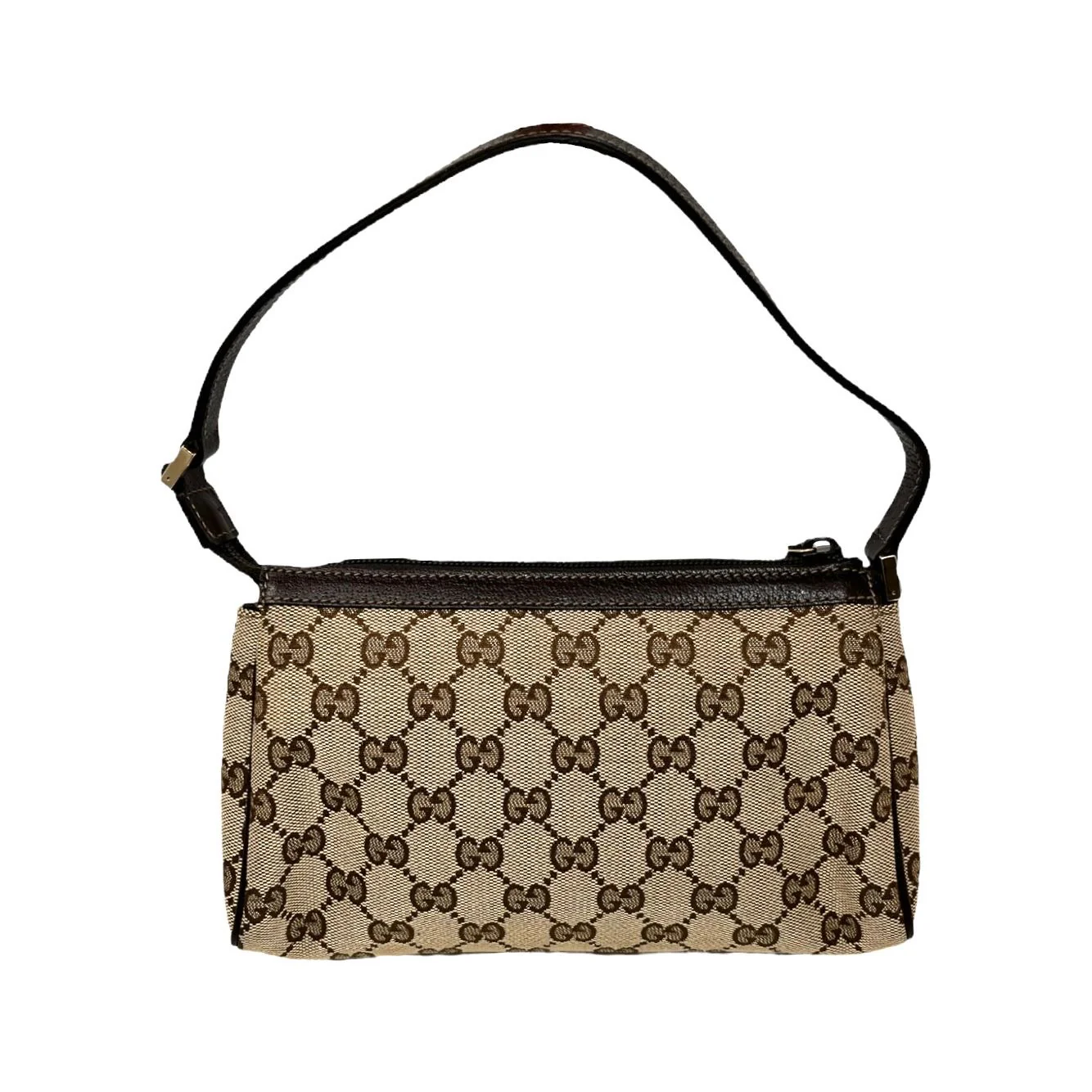Gucci Brown Logo Shoulder Bag - Image 2