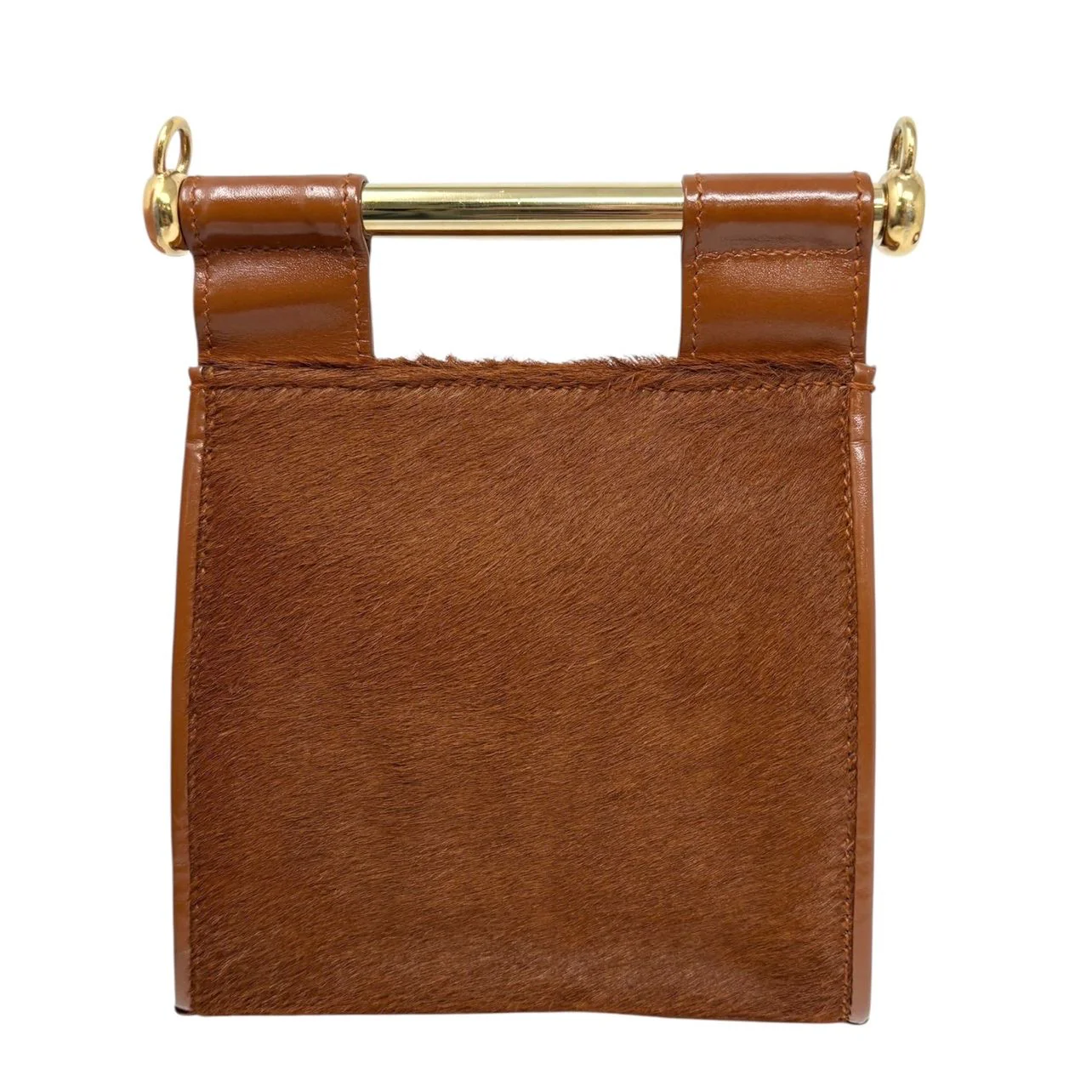 Gucci Brown Mini 2way Calfhair Bag - Image 2