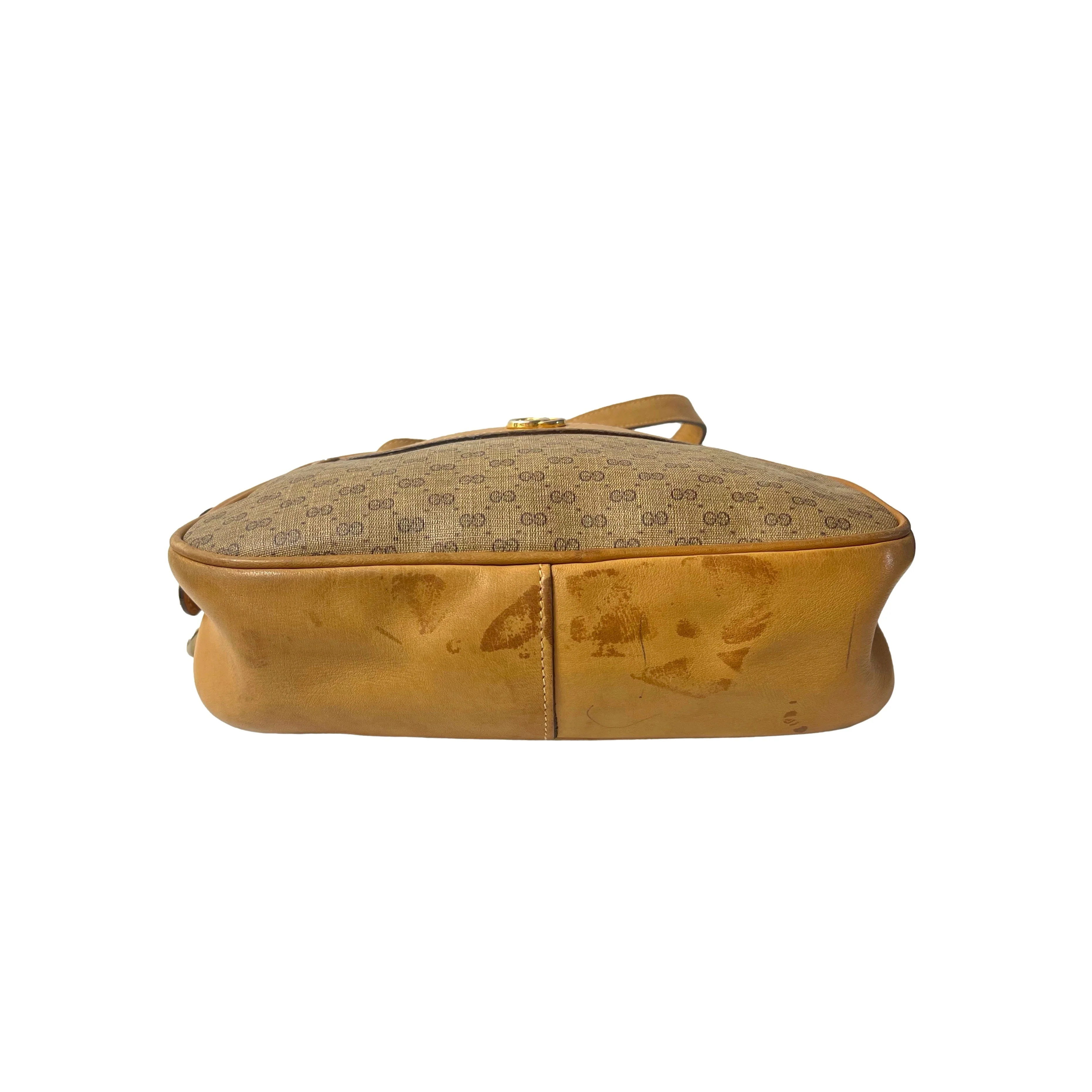 Gucci Brown Monogram Crossbody Bag - Image 2