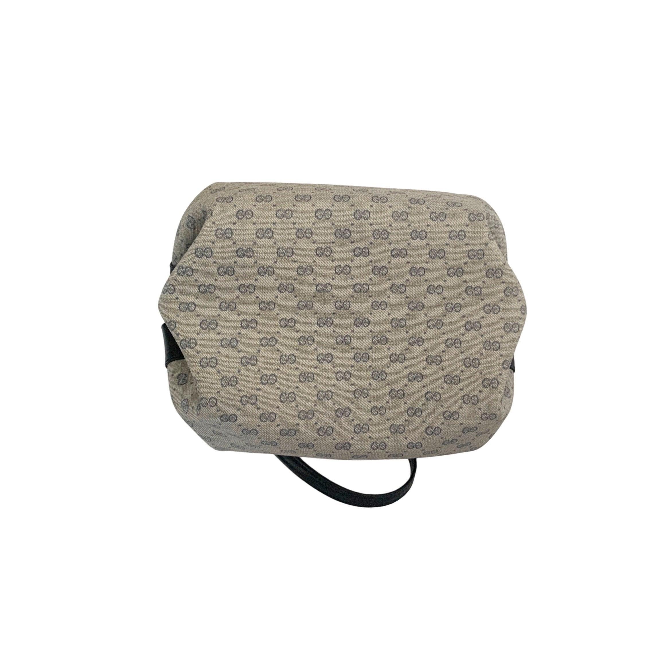 Gucci Brown Monogram Cylinder Bag - Image 3