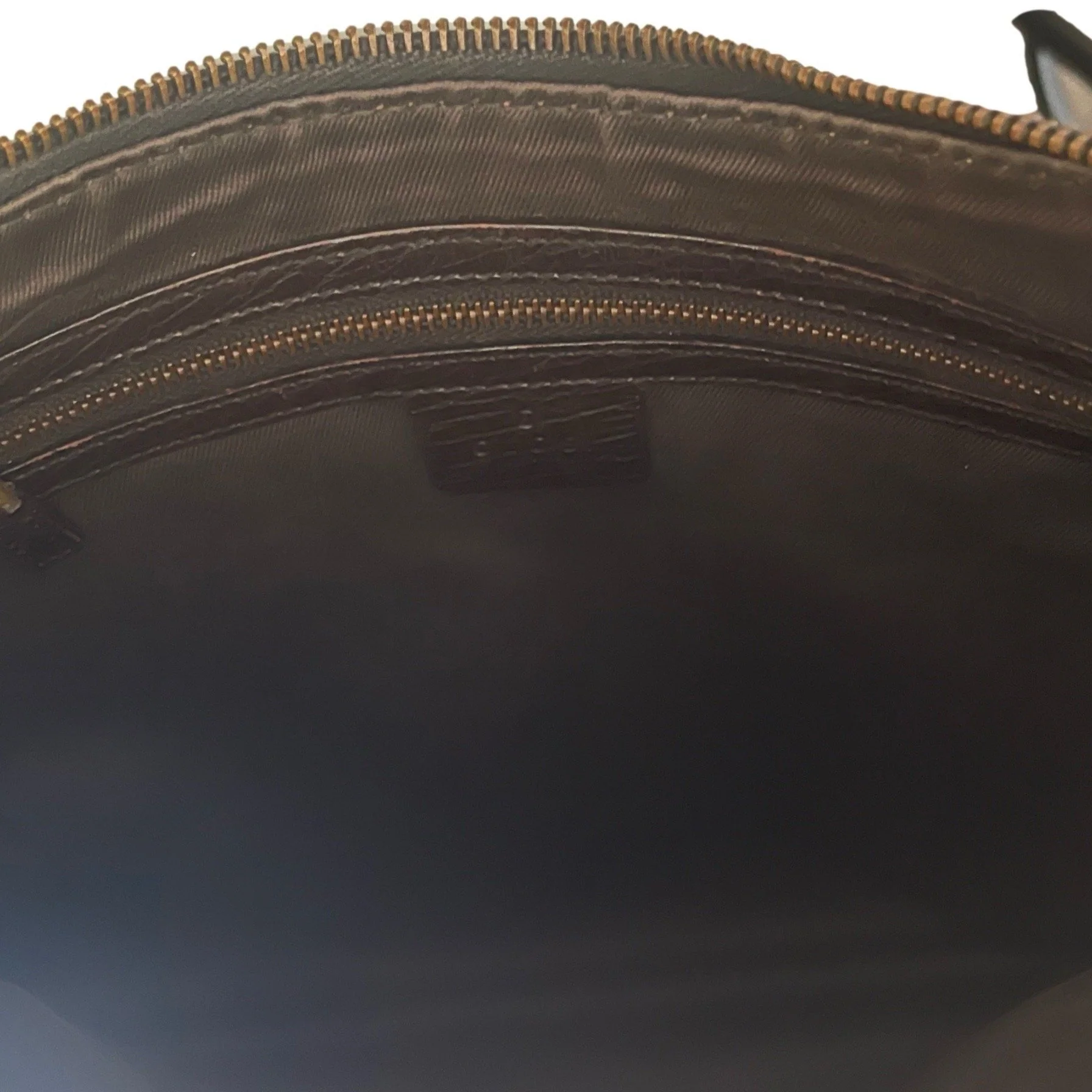 Gucci Brown Monogram Horsebit Shoulder Bag - Image 4