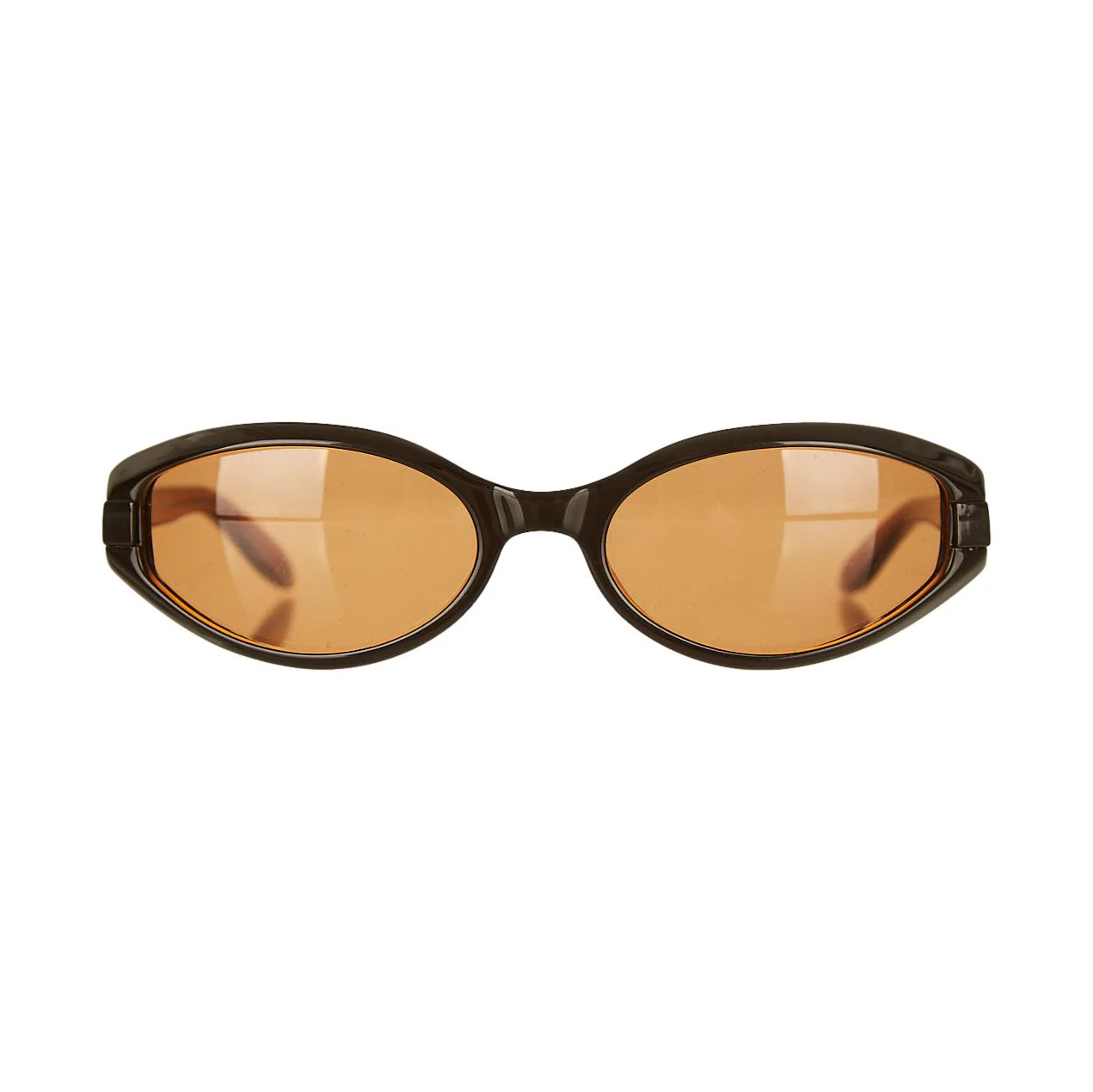 Gucci Brown Oval Micro Sunglasses - Image 2