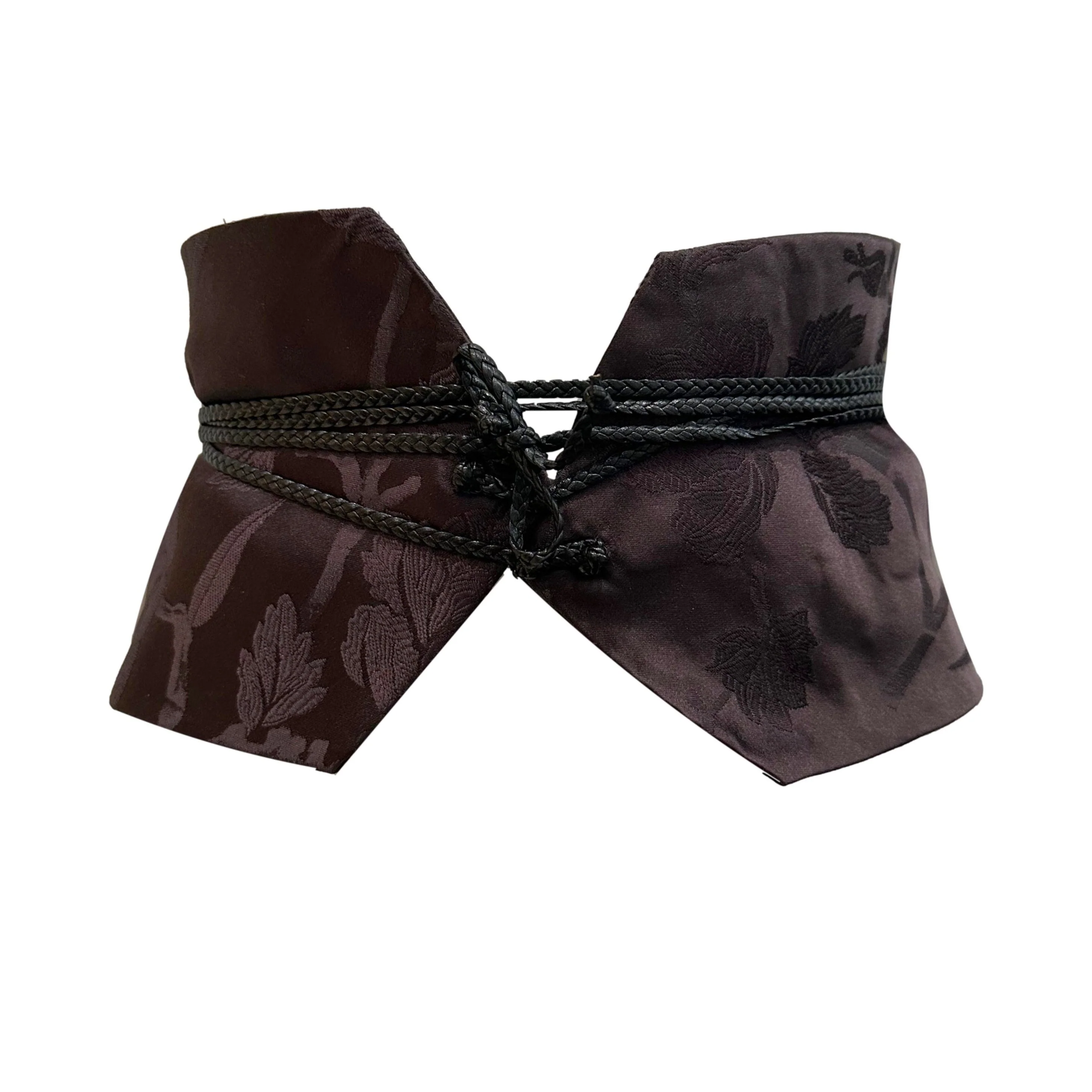 Gucci Brown Tom Ford Silk Obi Belt