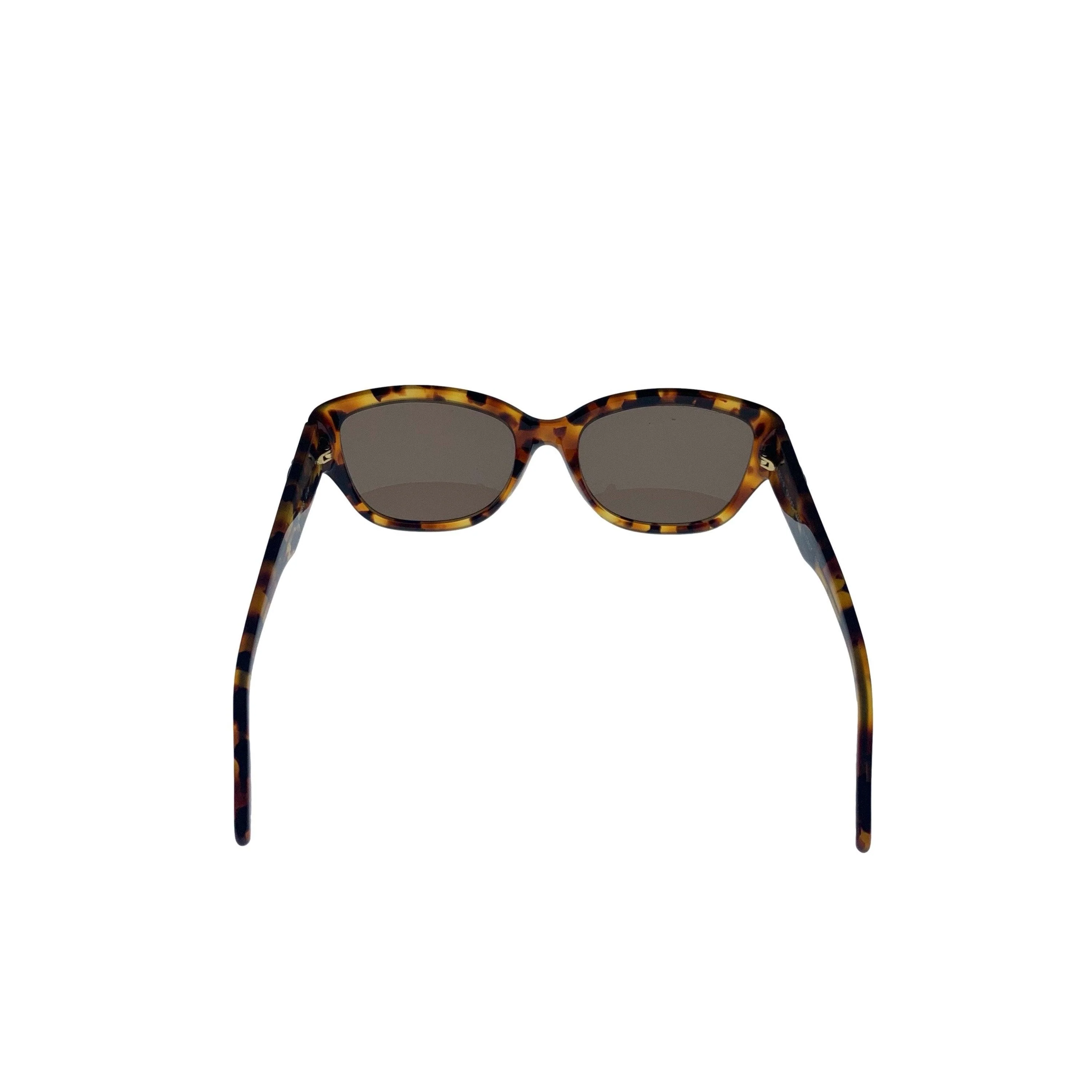 Gucci Brown Tortoise Logo Sunglasses - Image 3