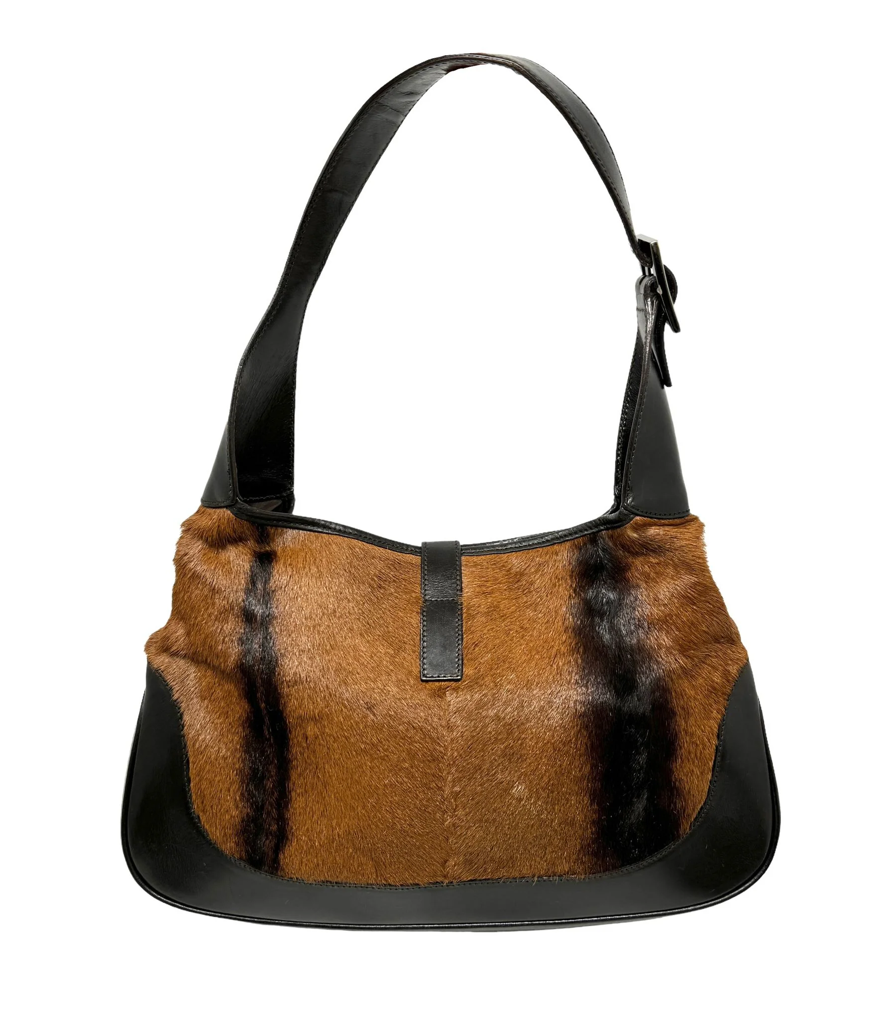 Gucci Calf Hair Jackie Bag - Image 2