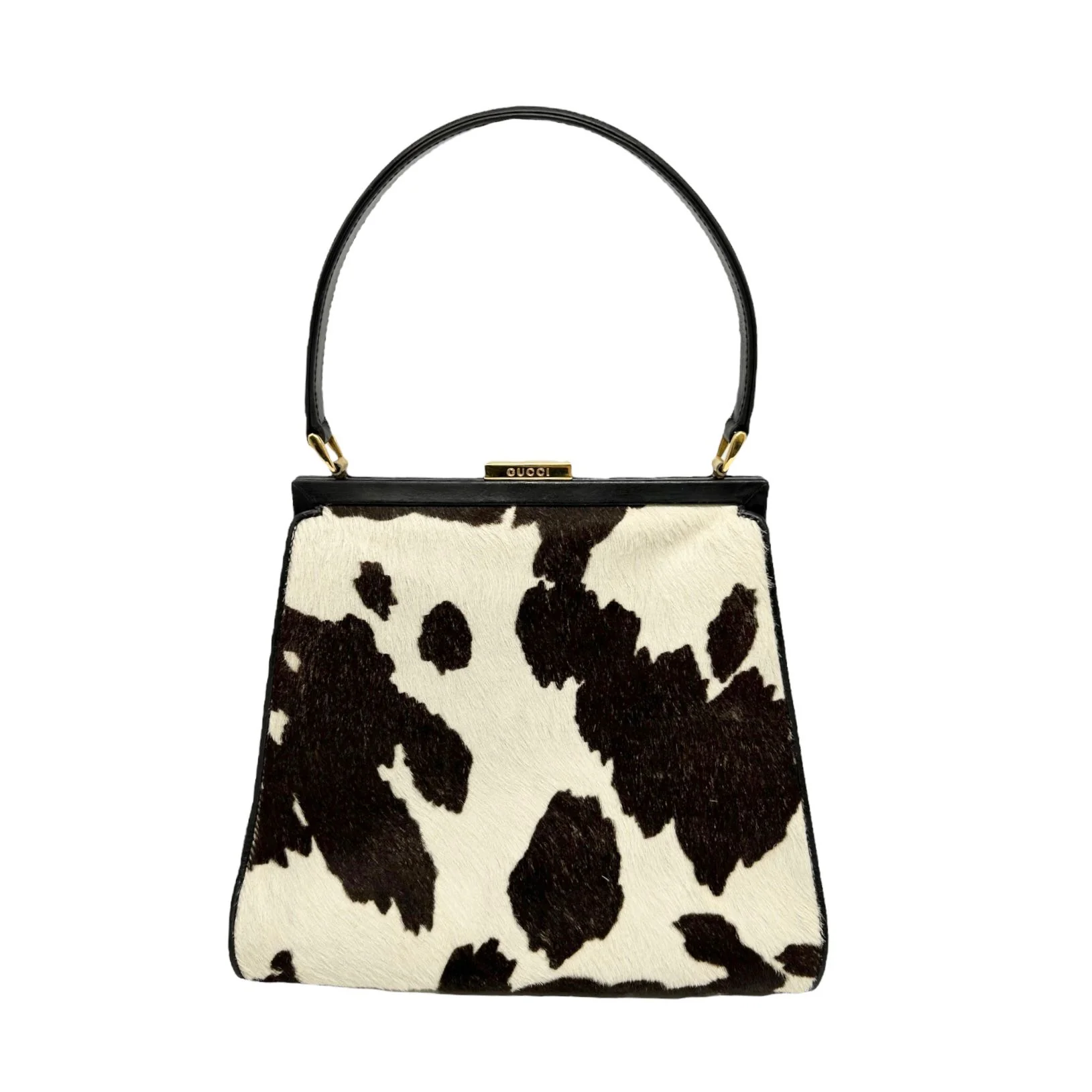 Gucci Cow Print Calf Hair Mini Bag - Image 2