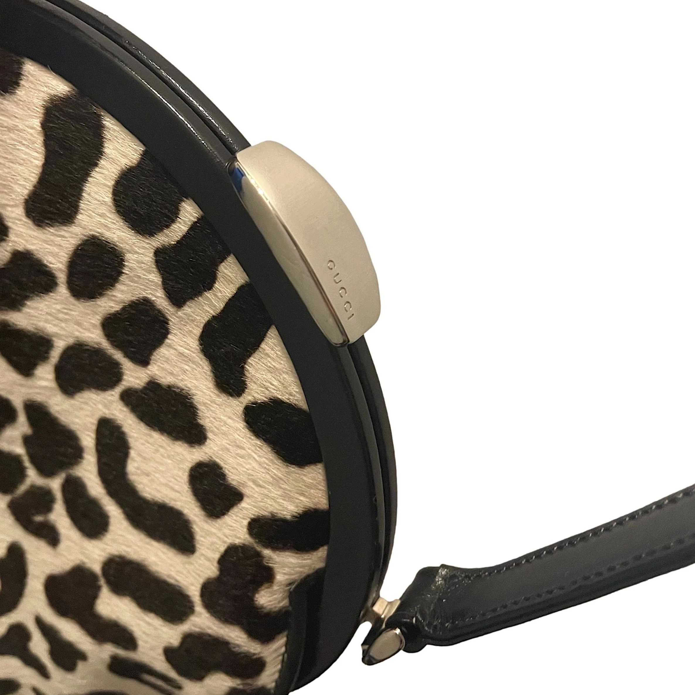 Gucci Cow Print Calf Hair Shoulder Bag - Image 2