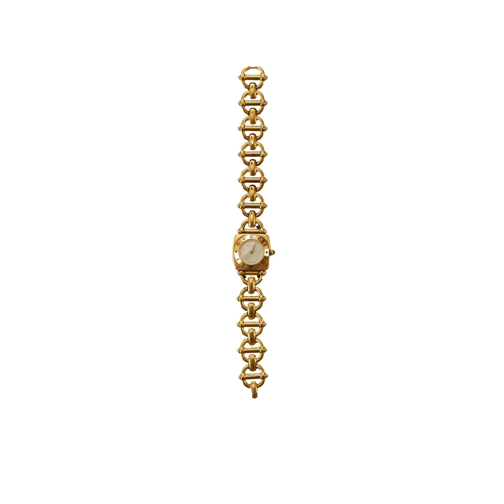 Gucci Gold Logo Equestrian Watch