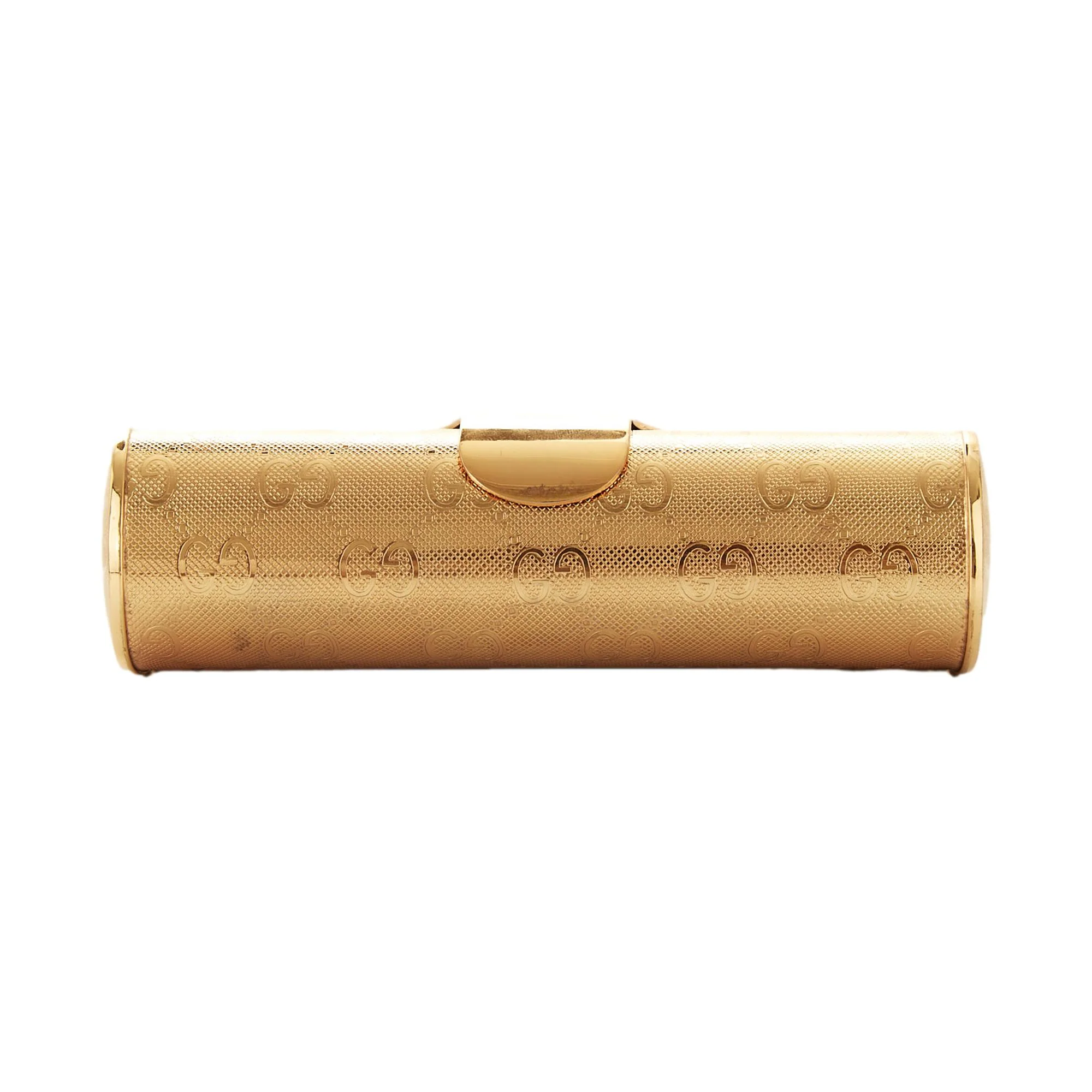 Gucci Gold Metal Logo Clutch - Image 3