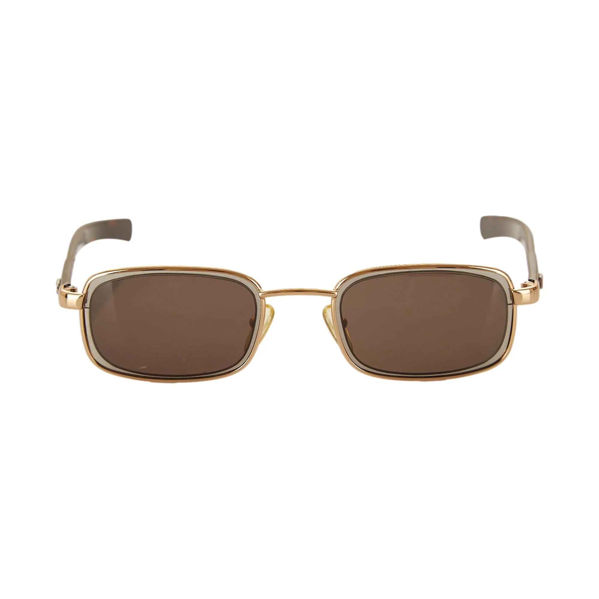 Gucci Gold Mini Logo Sunglasses - Image 2