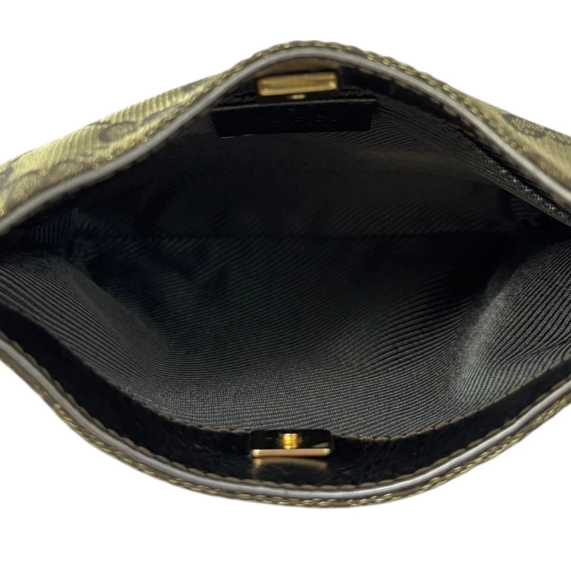 Gucci Gold Monogram Chain Mini Shoulder Bag - Image 3