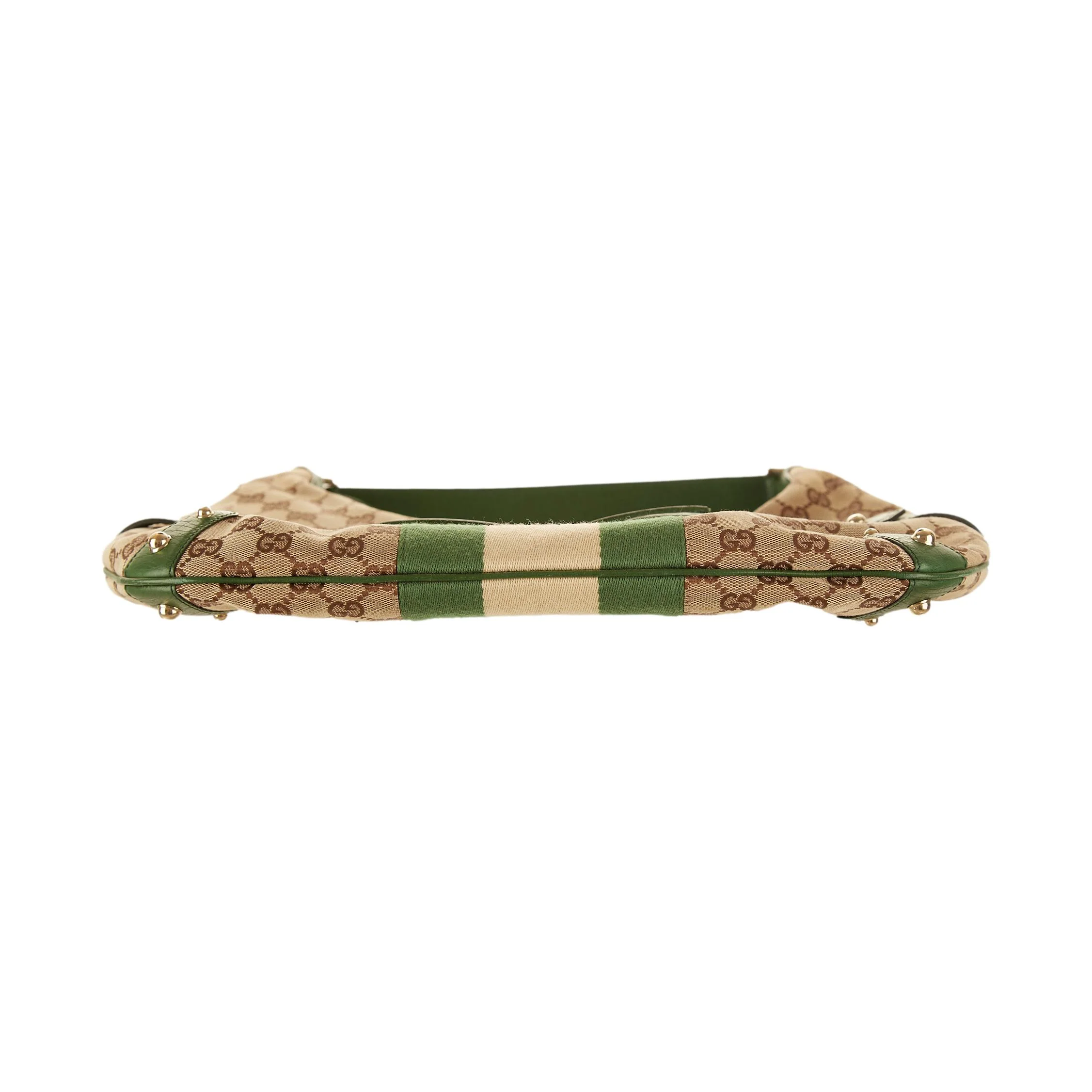 Gucci Green Horsebit Shoulder Bag - Image 3