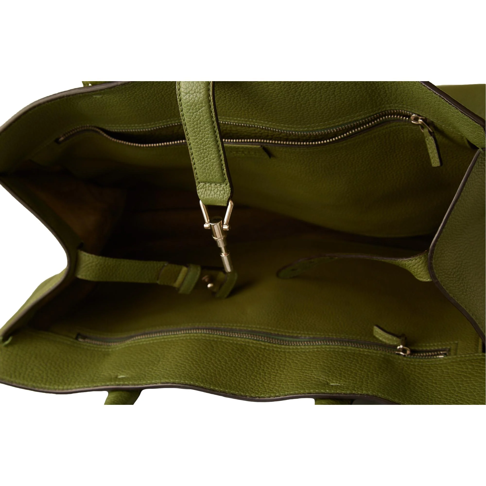 Gucci Green Large Jackie Top Handle  Bag - Image 3