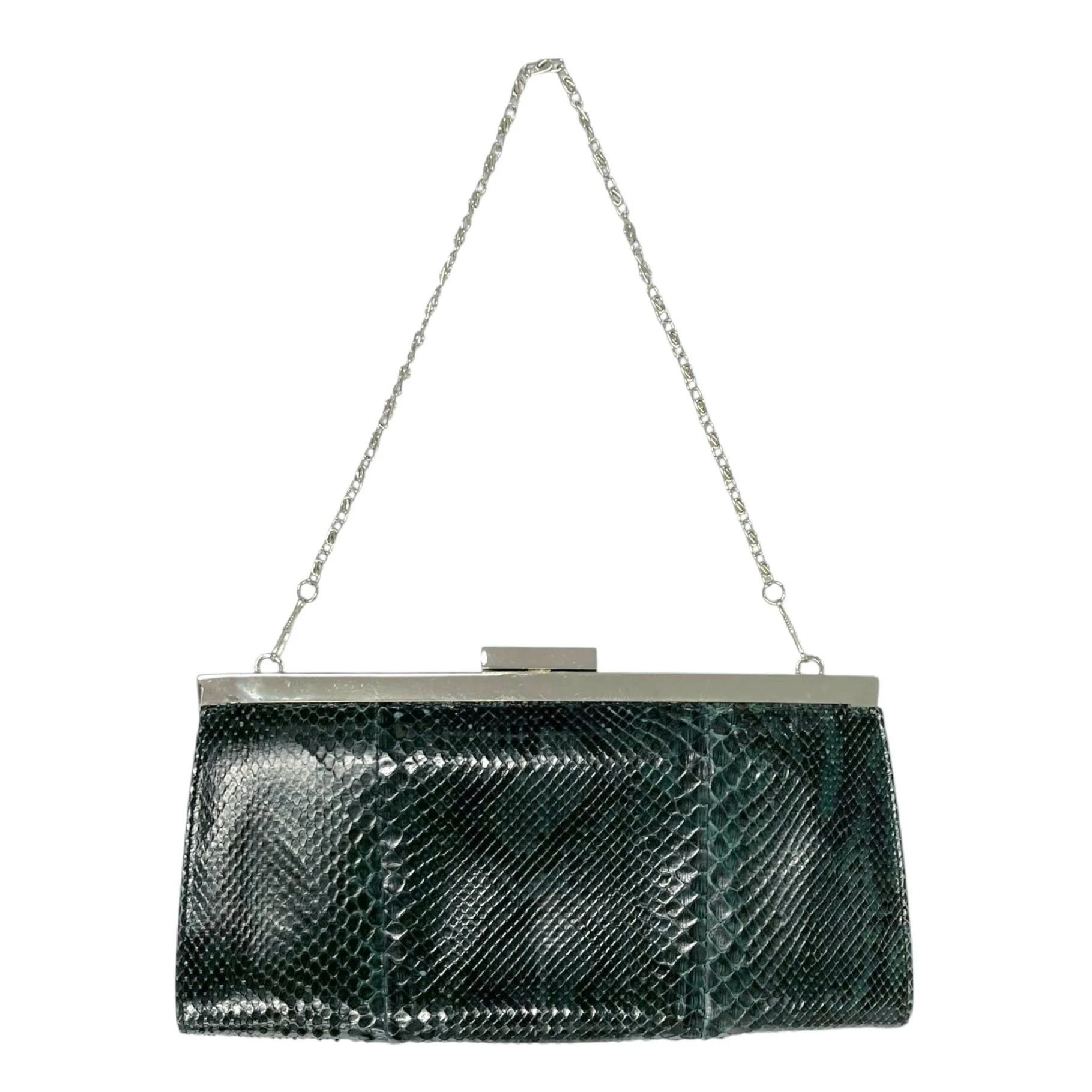 Gucci Green Snakeskin Mini 2way Bag - Image 2