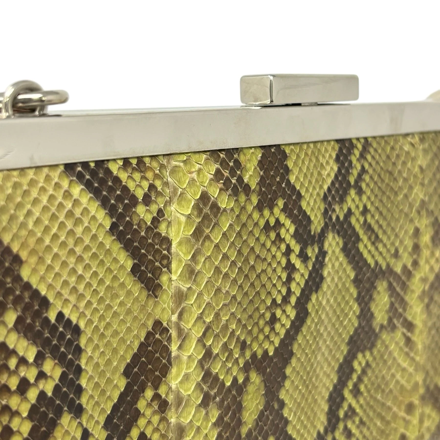 Gucci Green Snakeskin Mini Bag - Image 3
