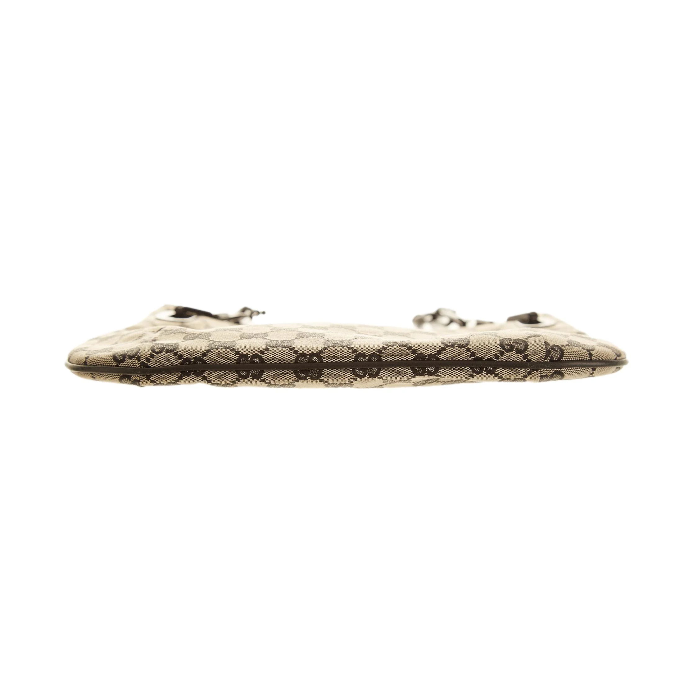 Gucci Grey Logo Chain Shoulder Bag - Image 3