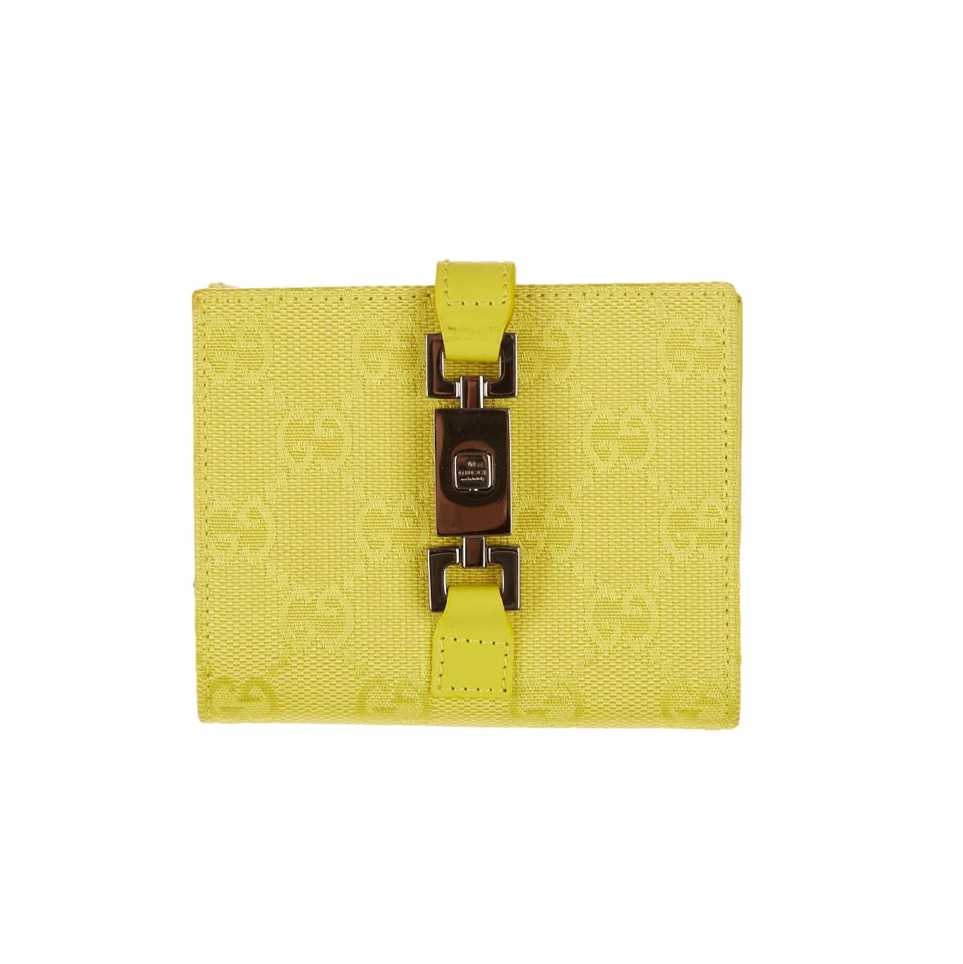 Gucci Lime Green Logo Wallet