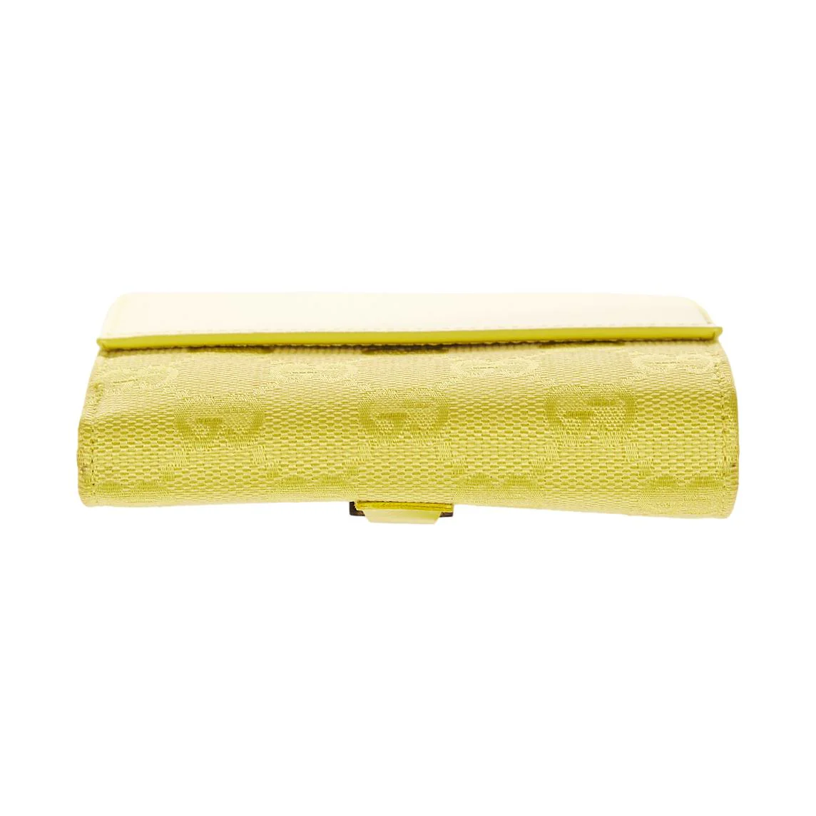 Gucci Lime Green Logo Wallet - Image 3