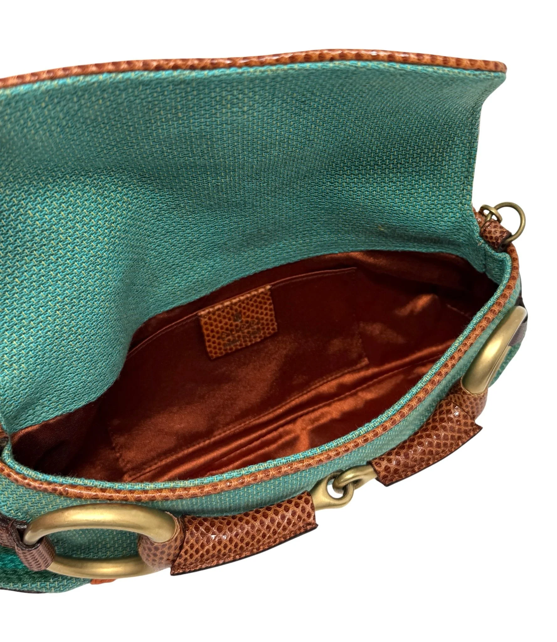 Gucci Floral Embroidered Horsebit Bag - Image 3