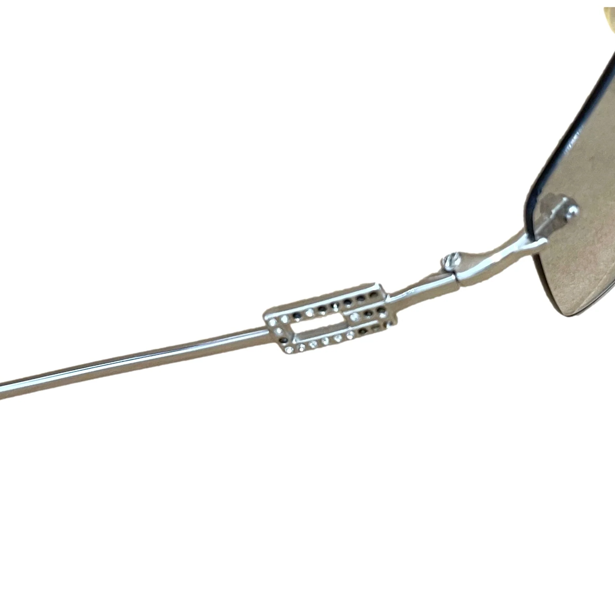 Gucci Mini Rhinestone Rimless Sunglasses - Image 2