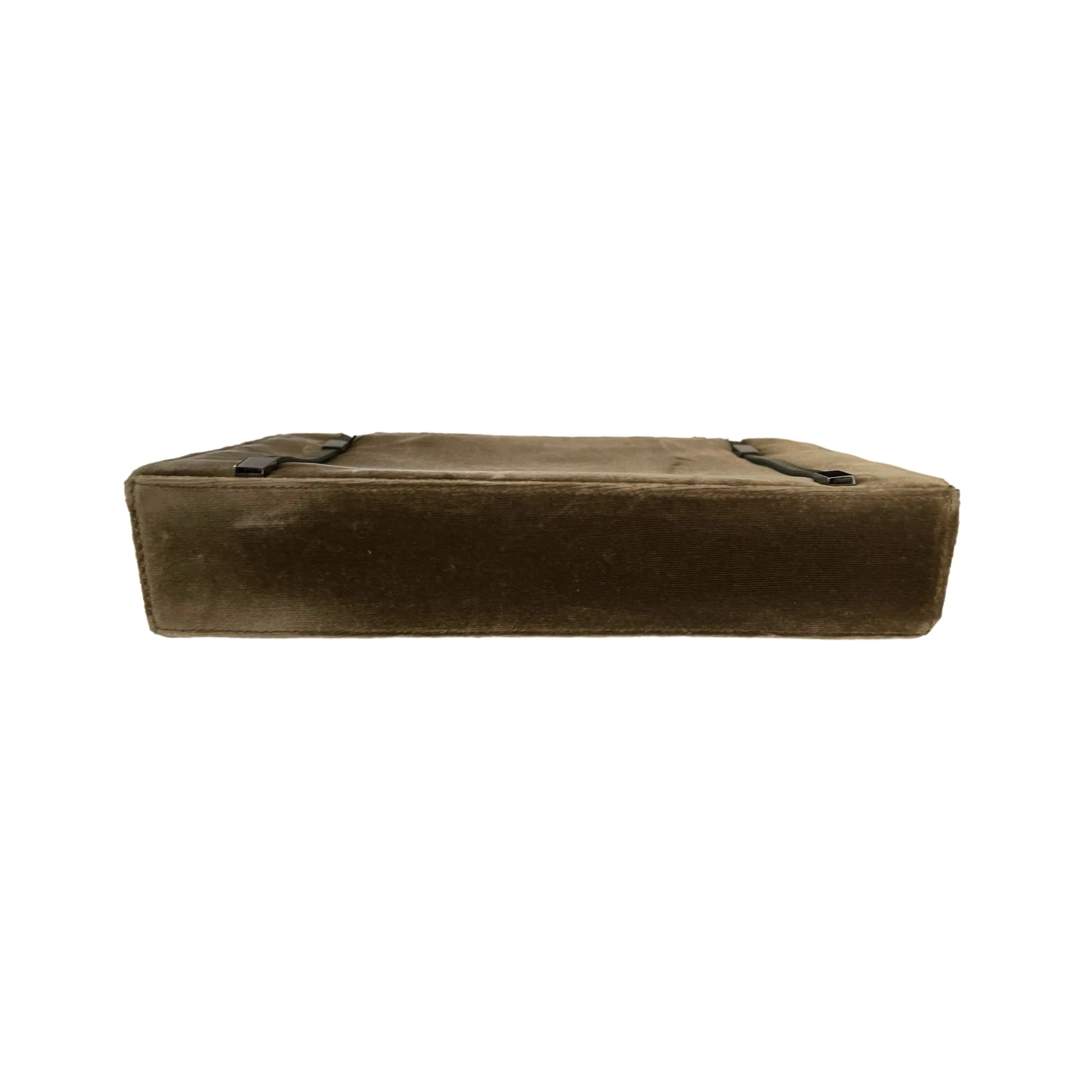 Gucci Olive Velvet Shoulder Bag - Image 3