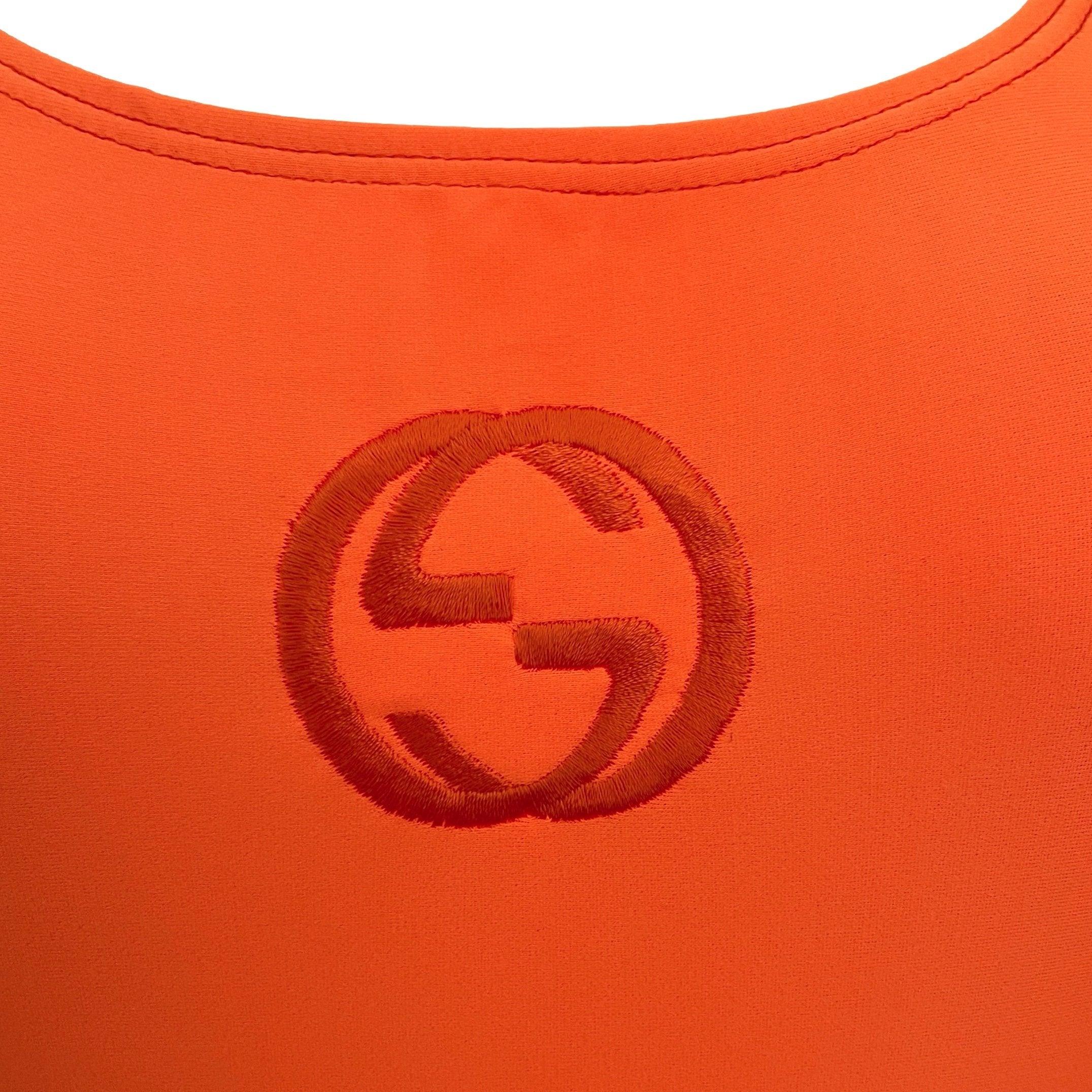Gucci Orange Logo One Piece - Image 3