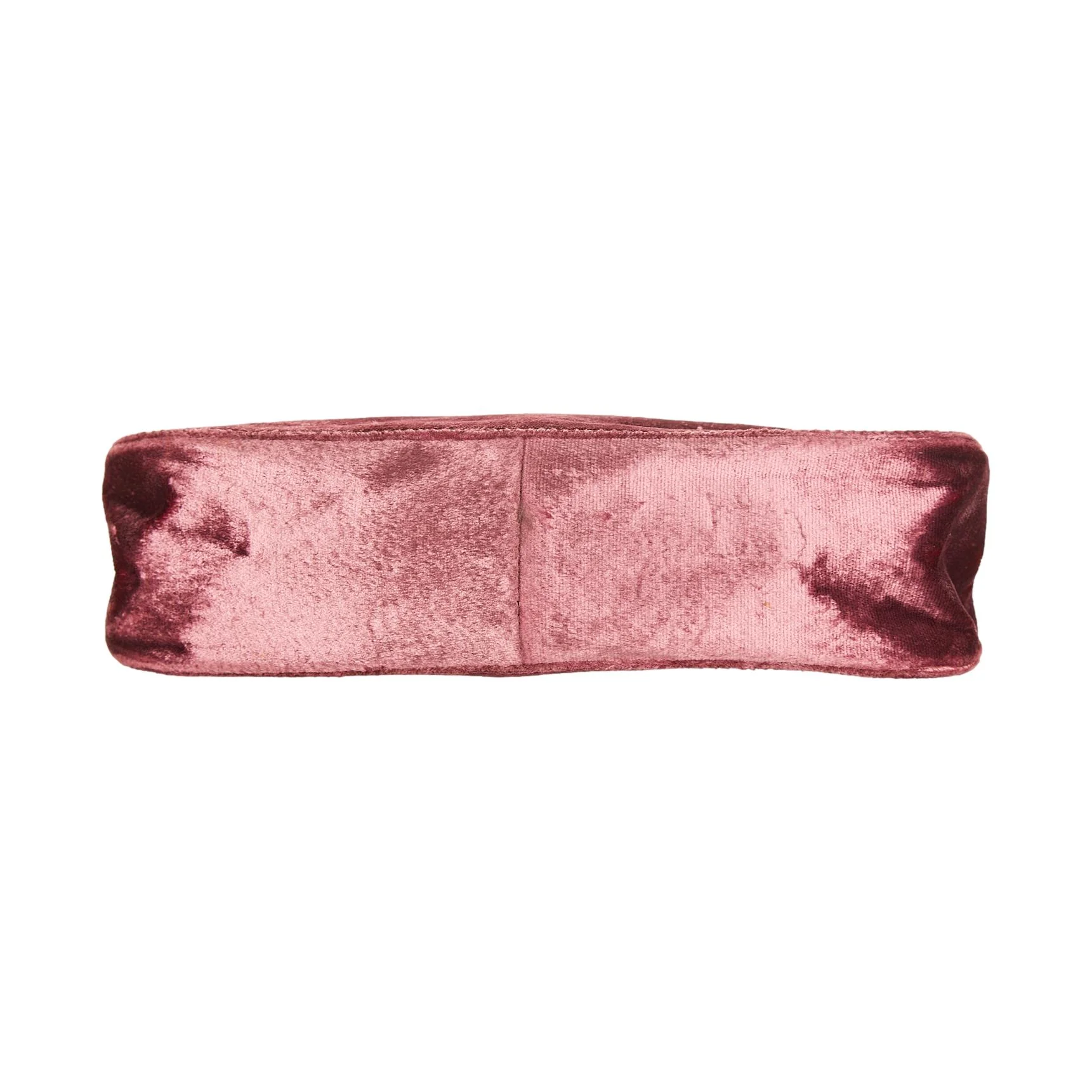 Gucci Pink Velvet Bamboo Top Handle Bag - Image 3