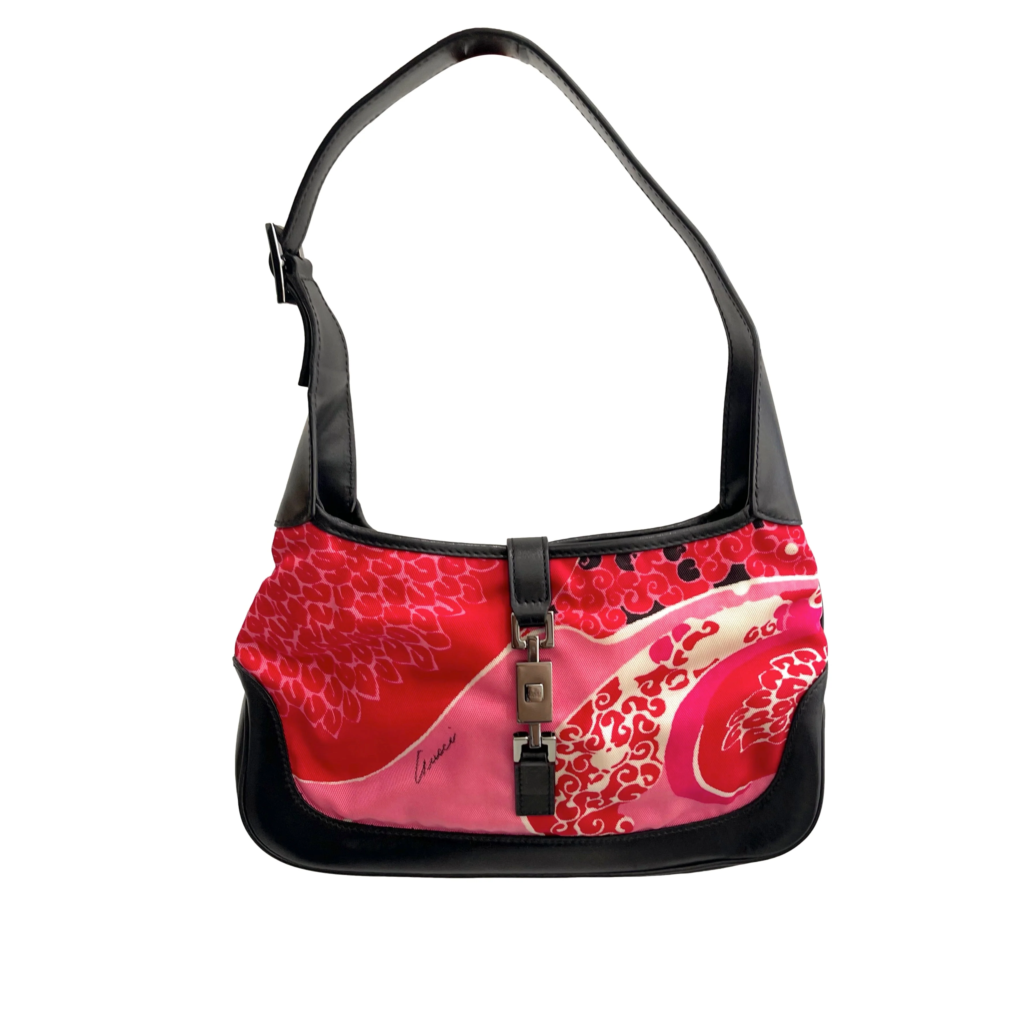 Gucci Pink Floral Jackie Bag