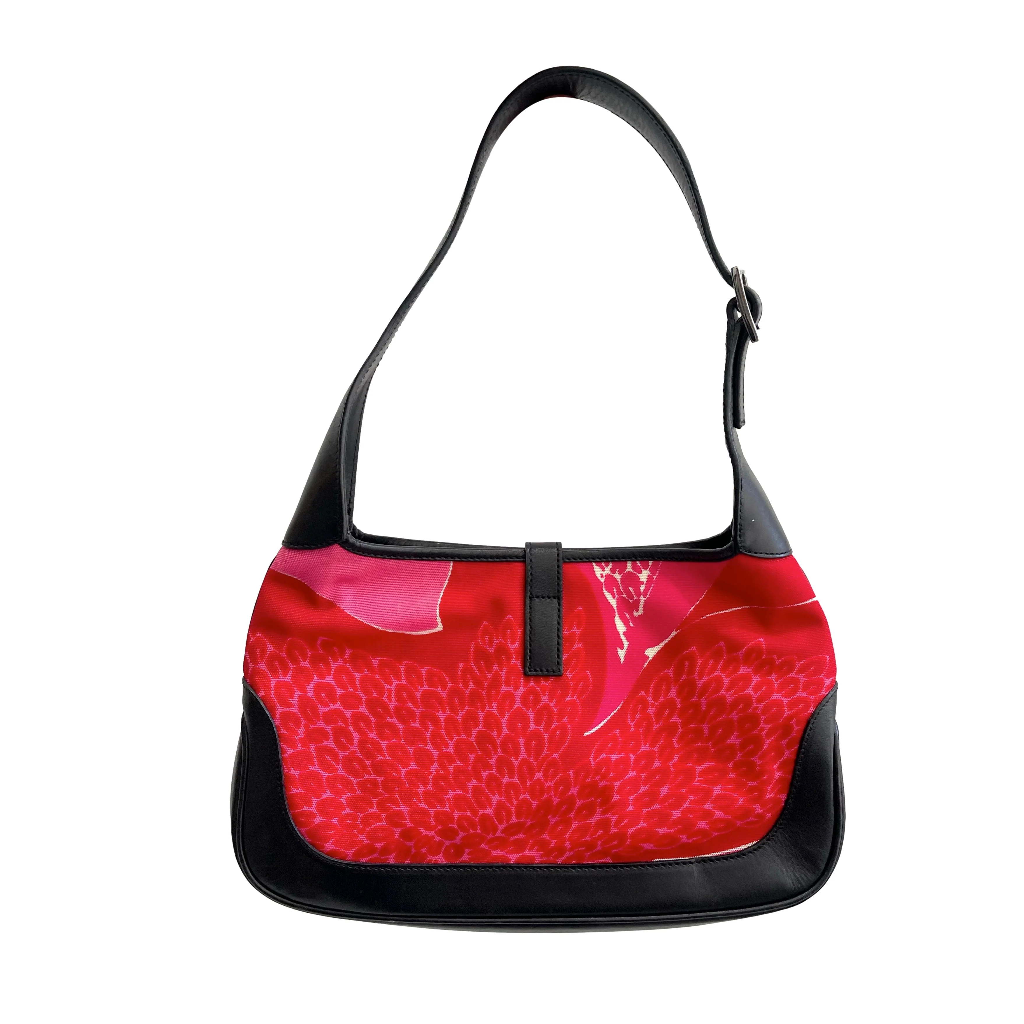 Gucci Pink Floral Jackie Bag - Image 3