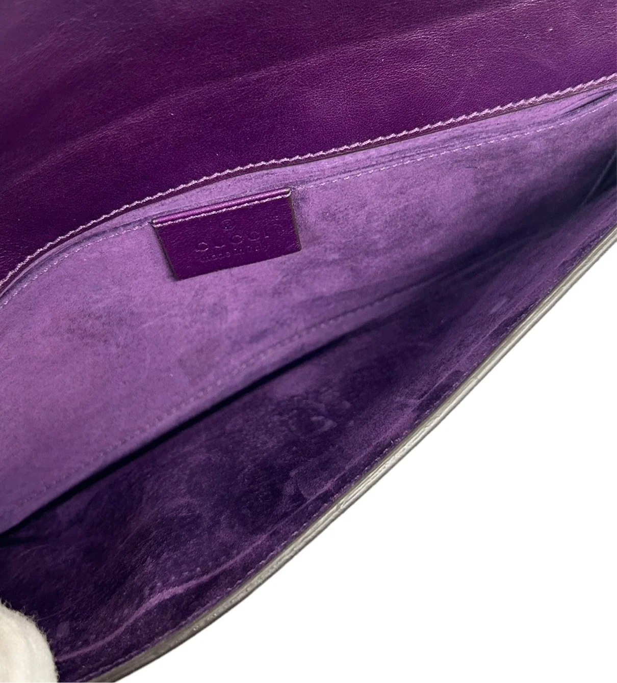 Gucci Purple Bracelet Bag - Image 3