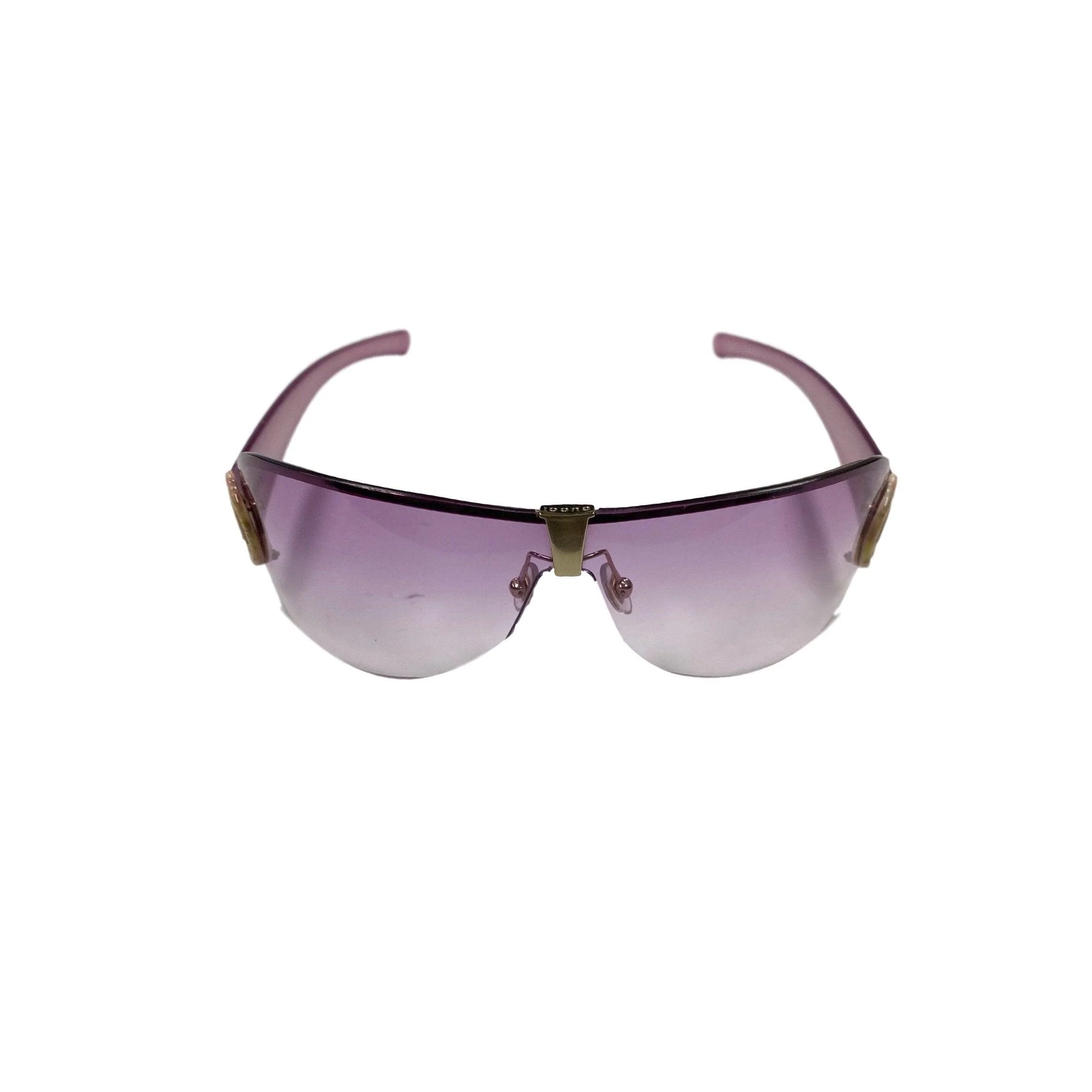 Gucci Purple Flora Horsetbit Sunglasses - Image 2